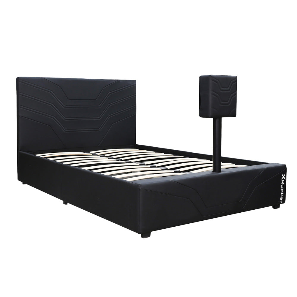 Oracle Gaming Bed with TV Mount, Black, Full