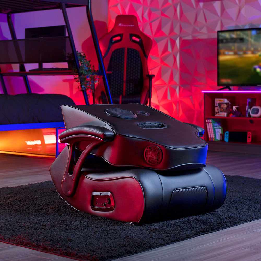 G-Force Audio Floor Rocker Gaming Chair, Black