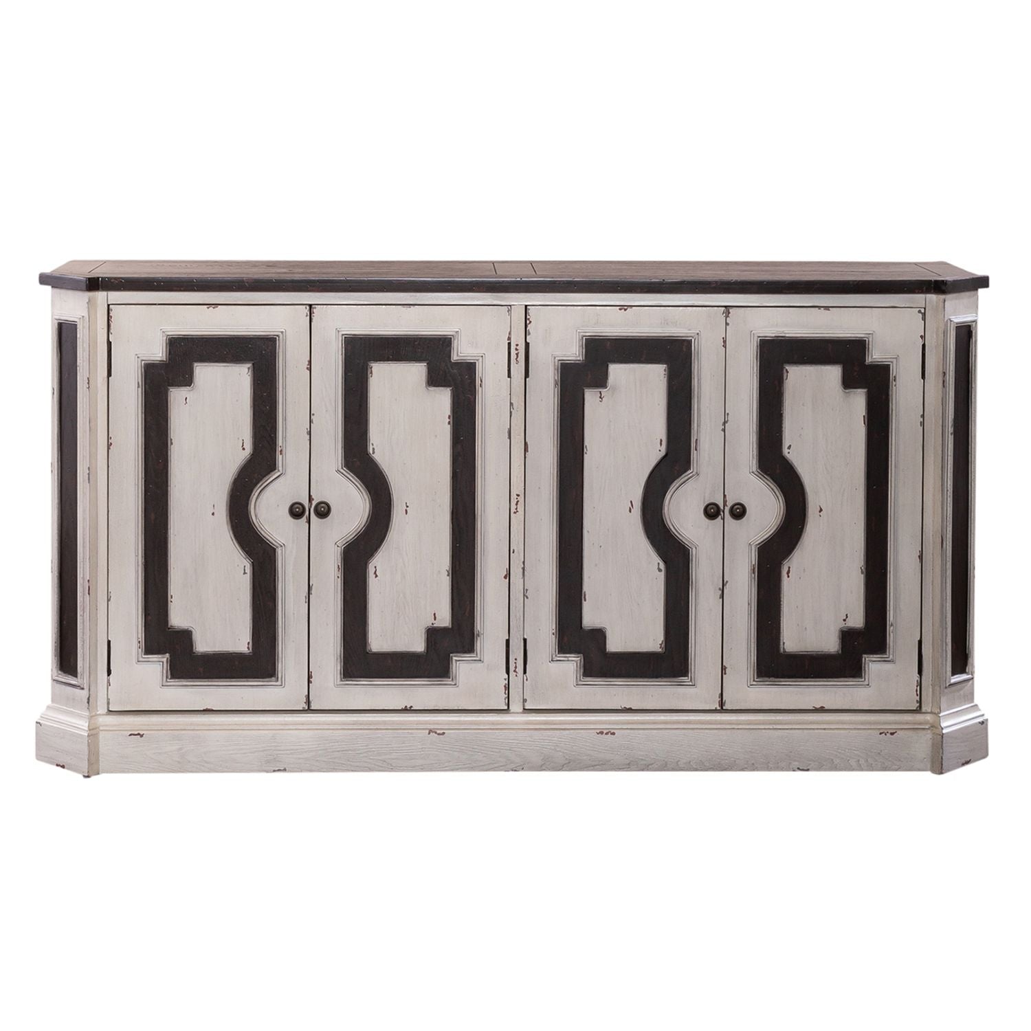 Dulcey 4 Door Accent Cabinet