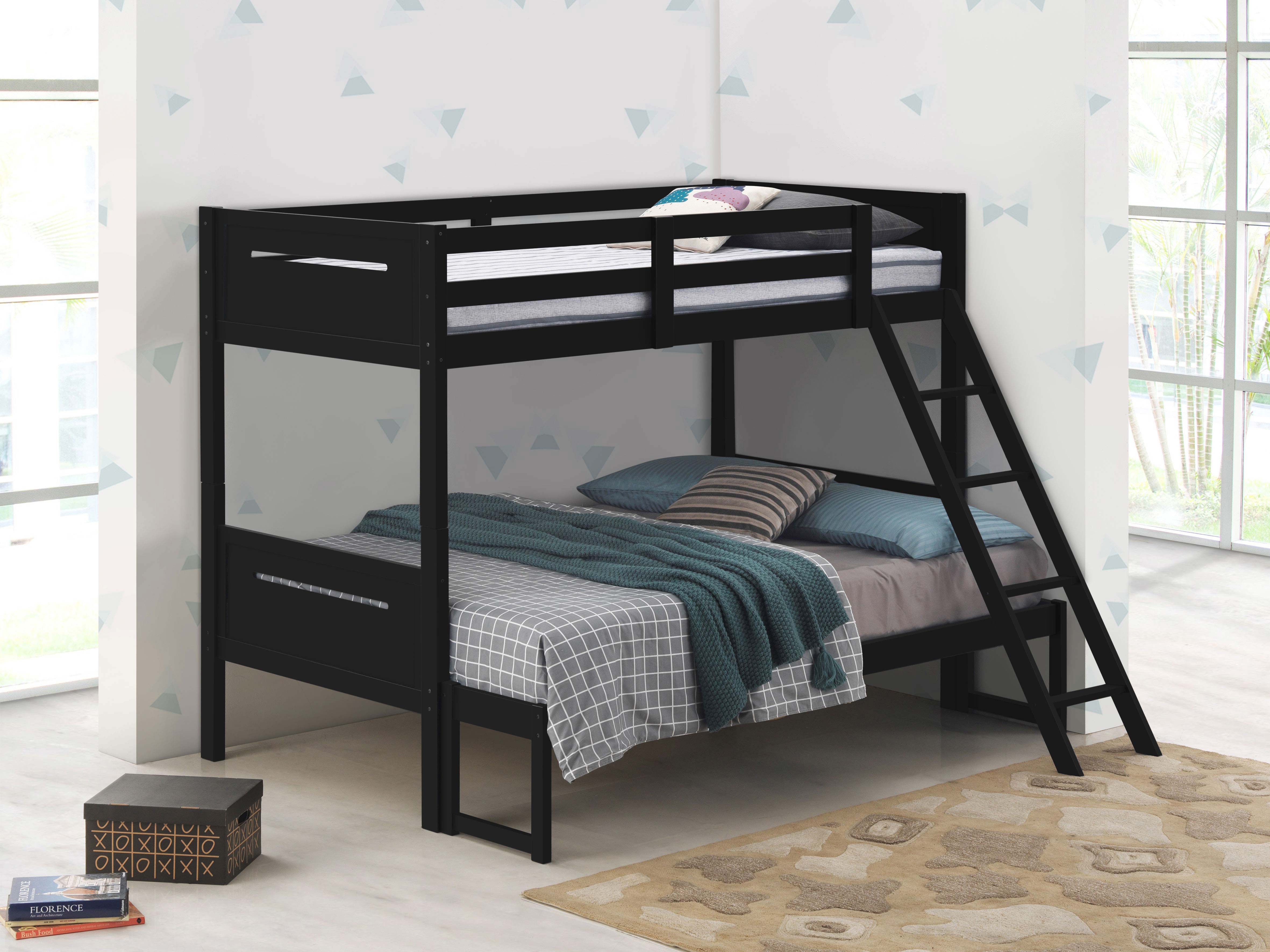 Littleton Twin Over Full Bunk Bed Black