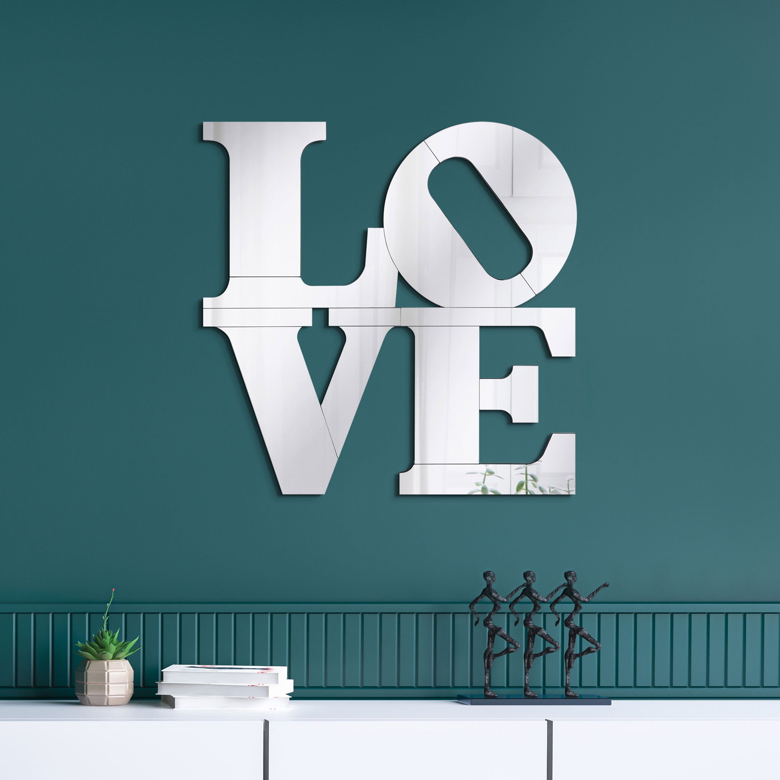 Keiran Letter Shaped Wall Mirror