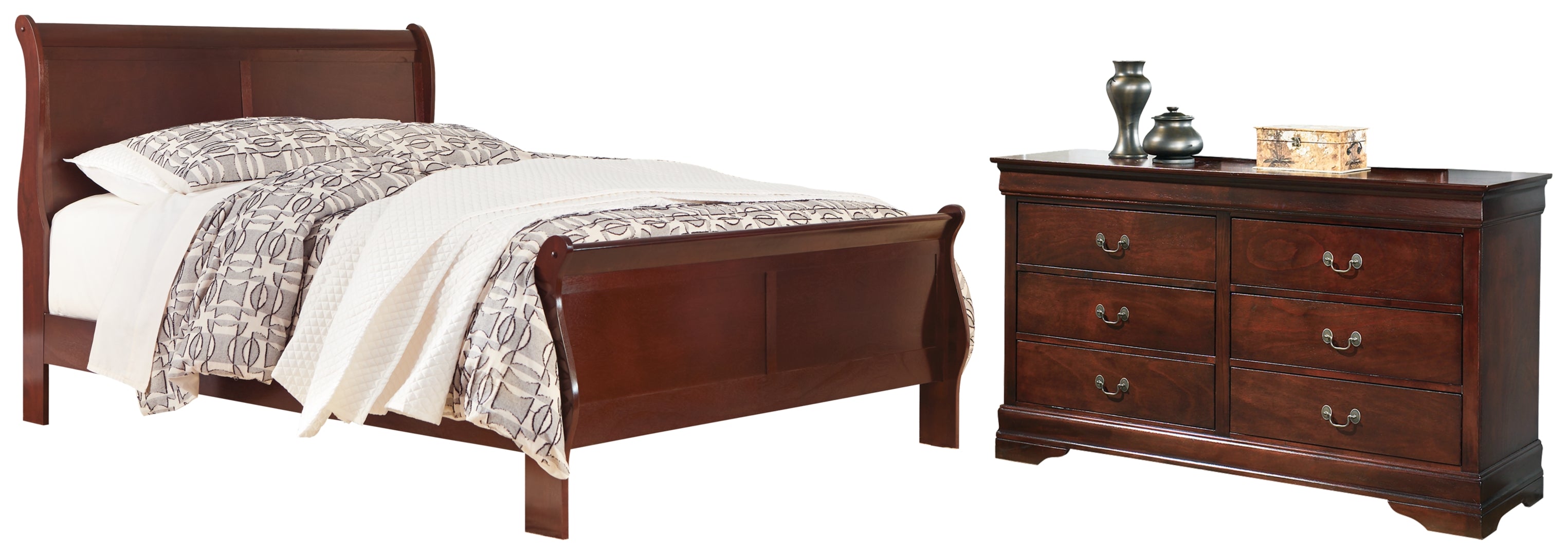 Alisdair California King Sleigh Bed with Dresser
