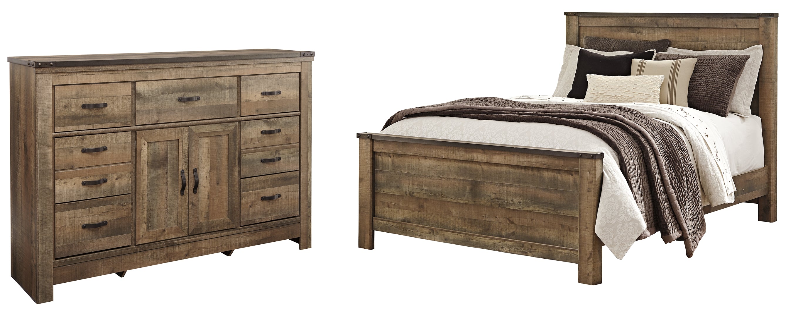 Trinell Queen Panel Bed with Dresser