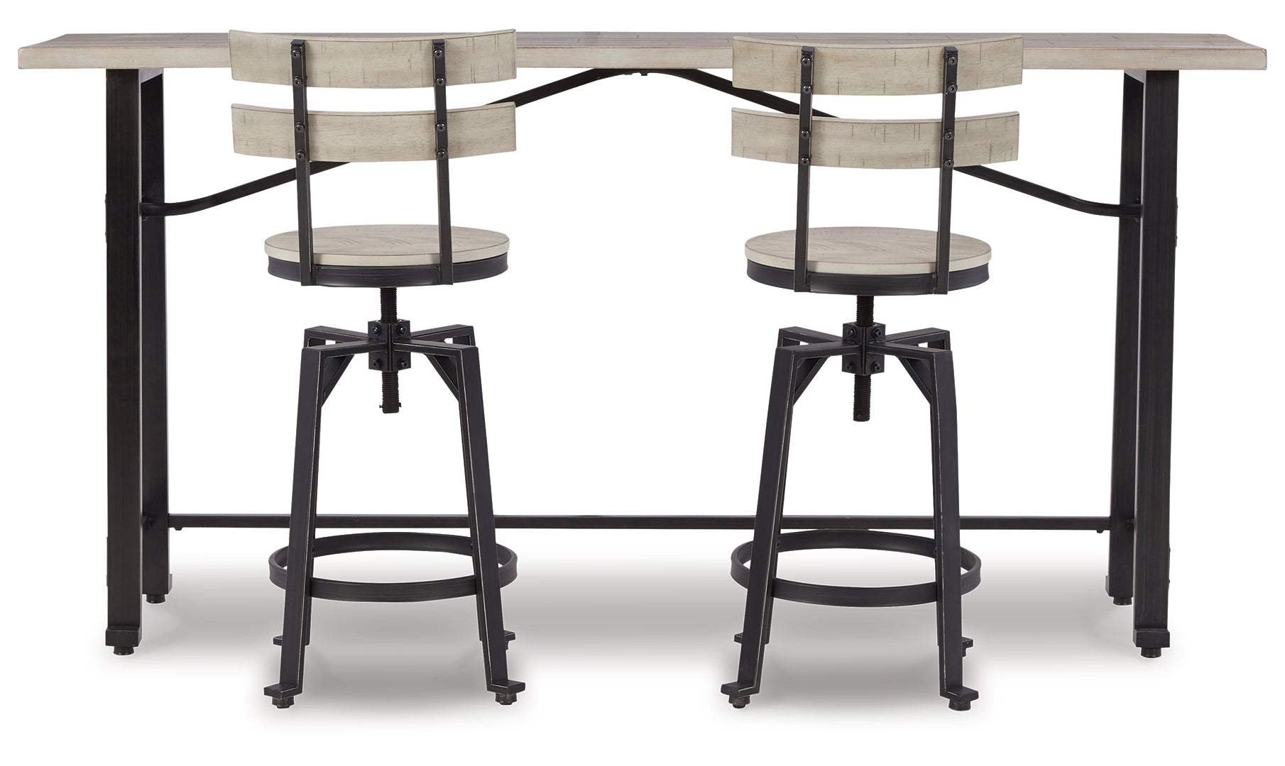 Karisslyn Counter Height Dining Table and 2 Barstools