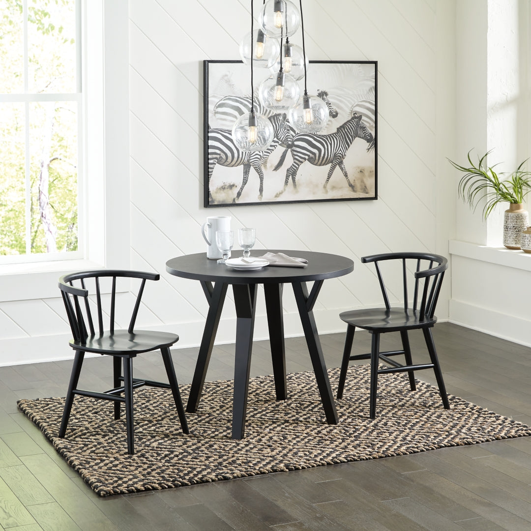 Otaska Dining Table and 2 Chairs