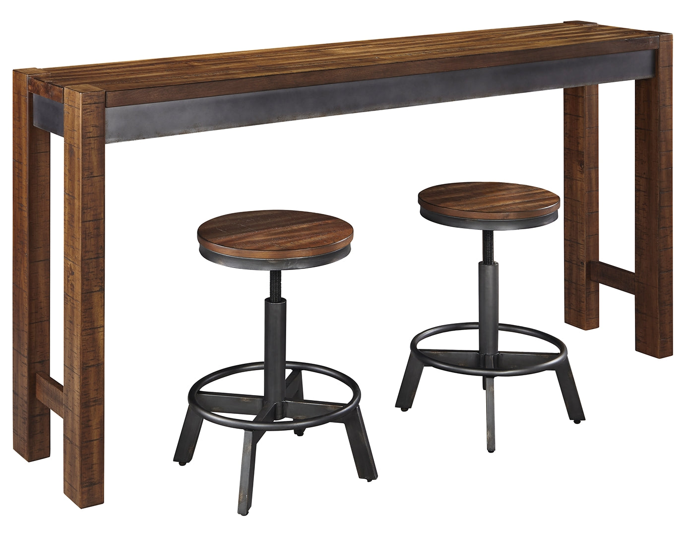 Torjin Counter Height Dining Table and 2 Barstools