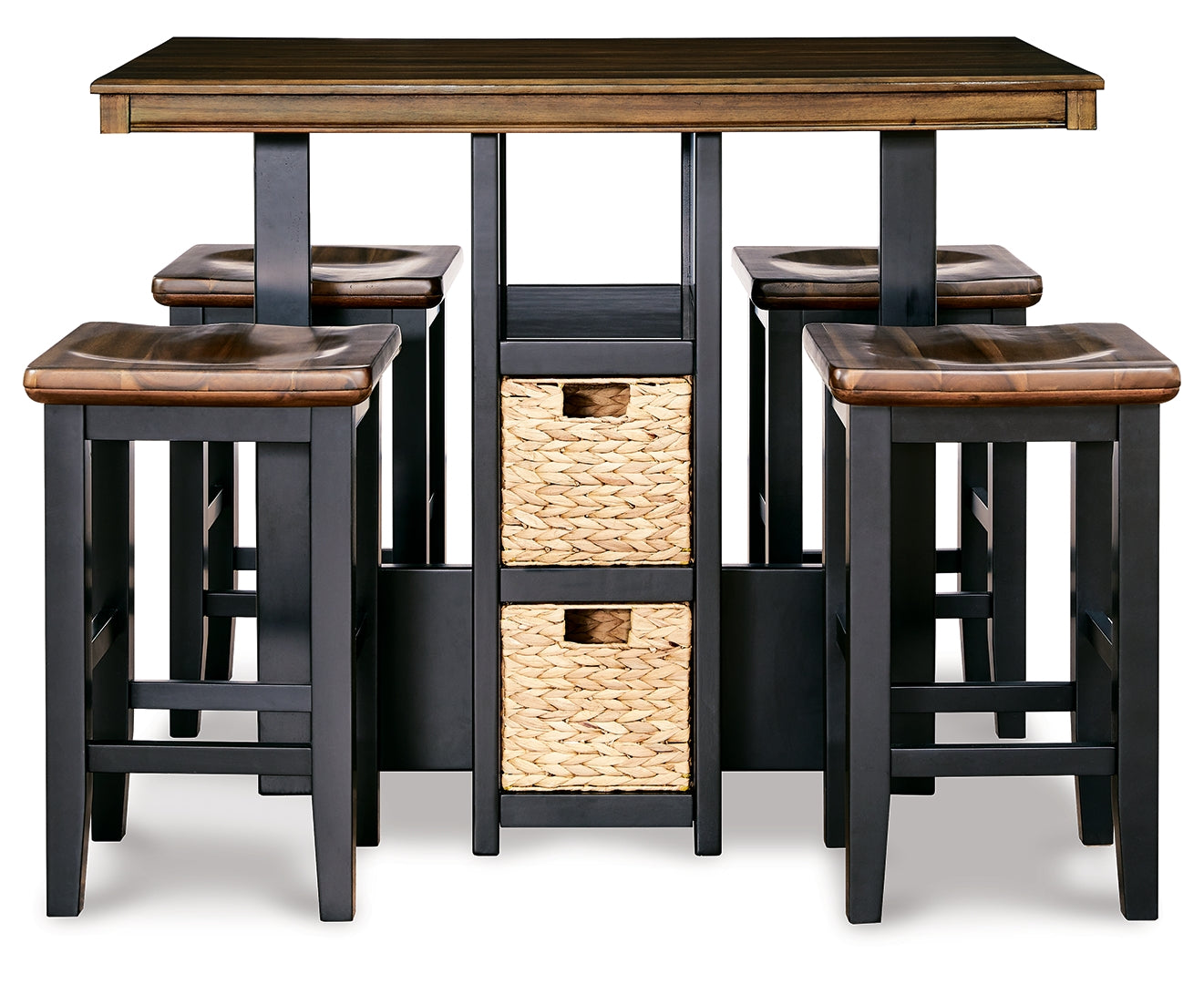 Dolingham Counter Height Dining Table and Bar Stools (Set of 5)