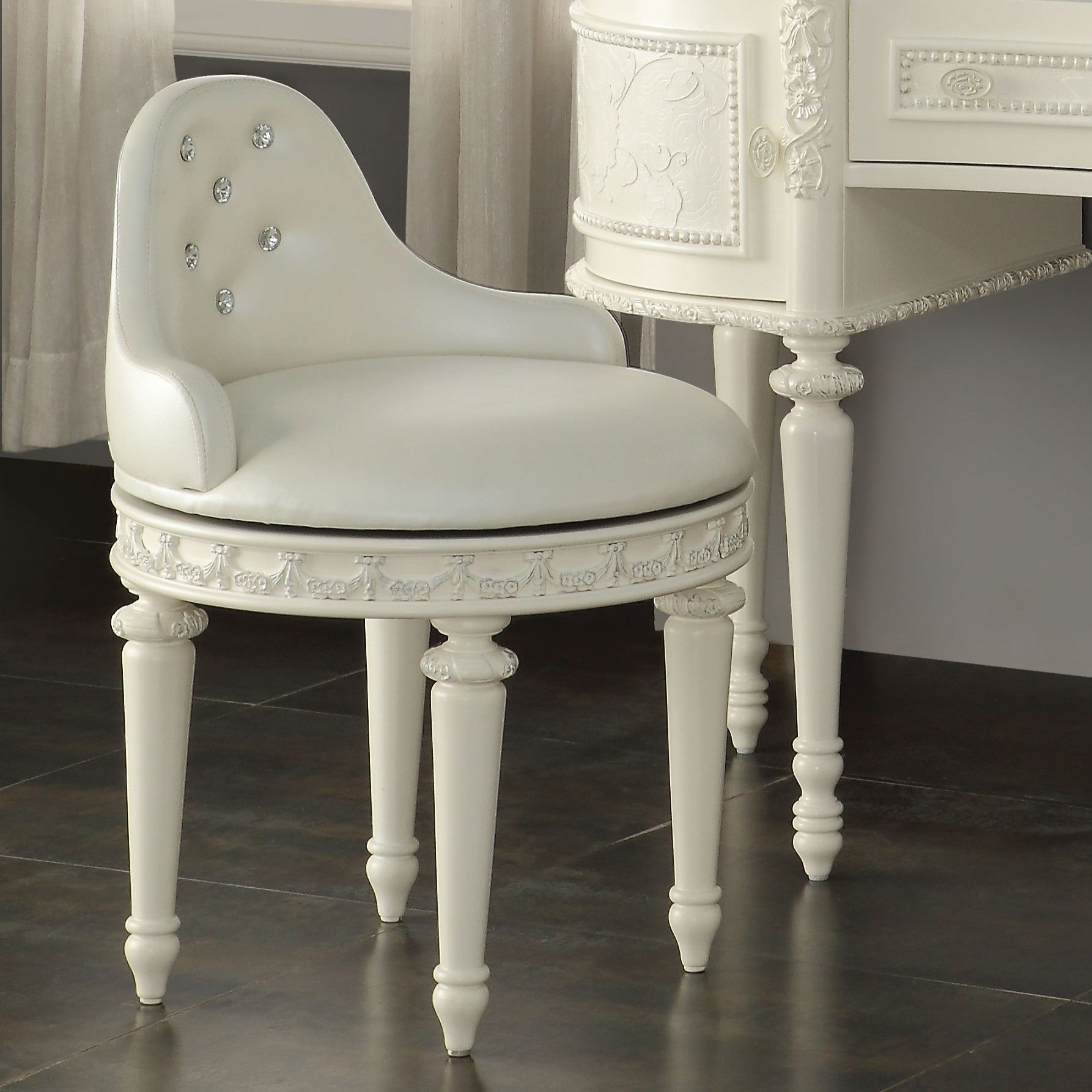 Alluvia Vanity Chair W/Swivel
