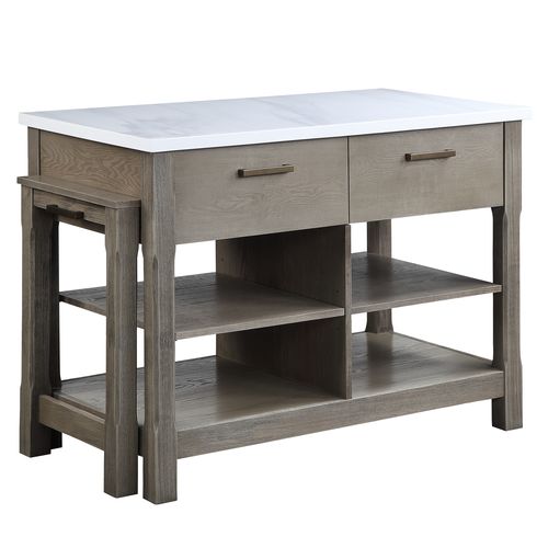Gonave Kitchen Island W/Pull Out Table