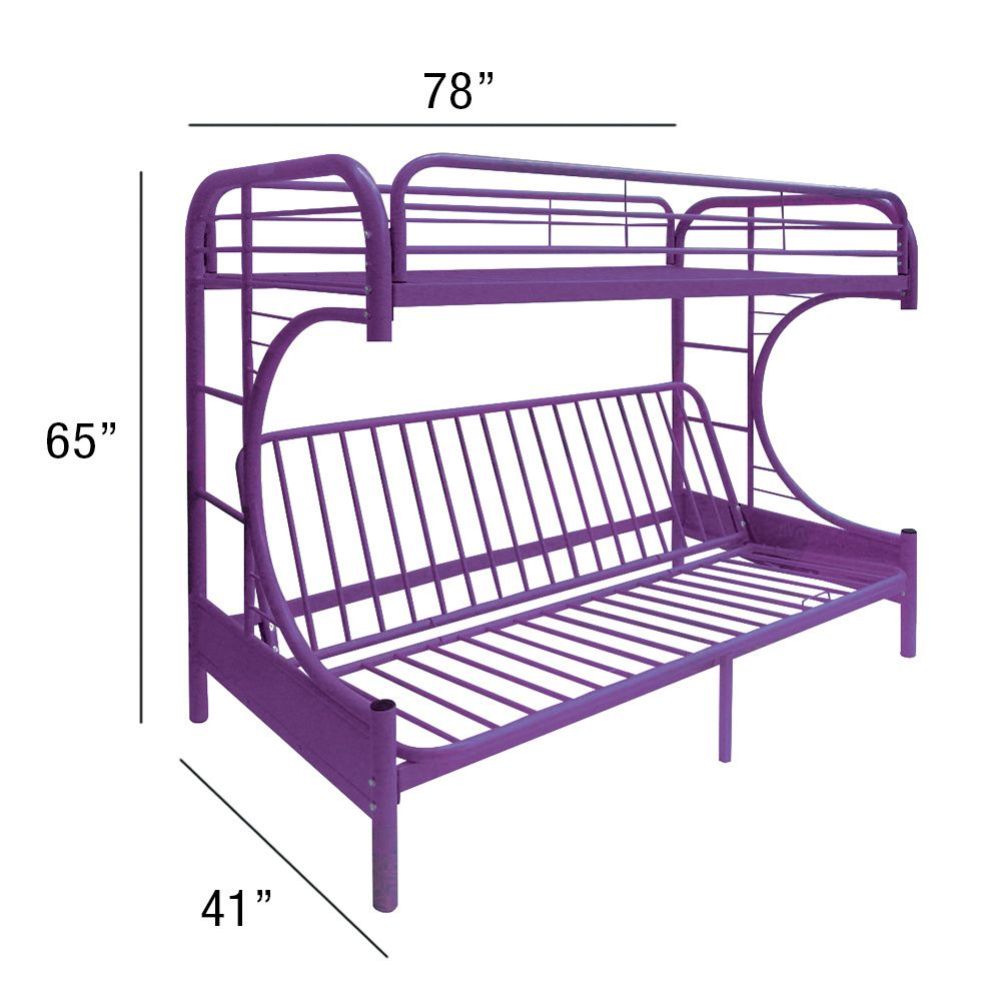 Goldene Twin/Full Futon Bunk Bed