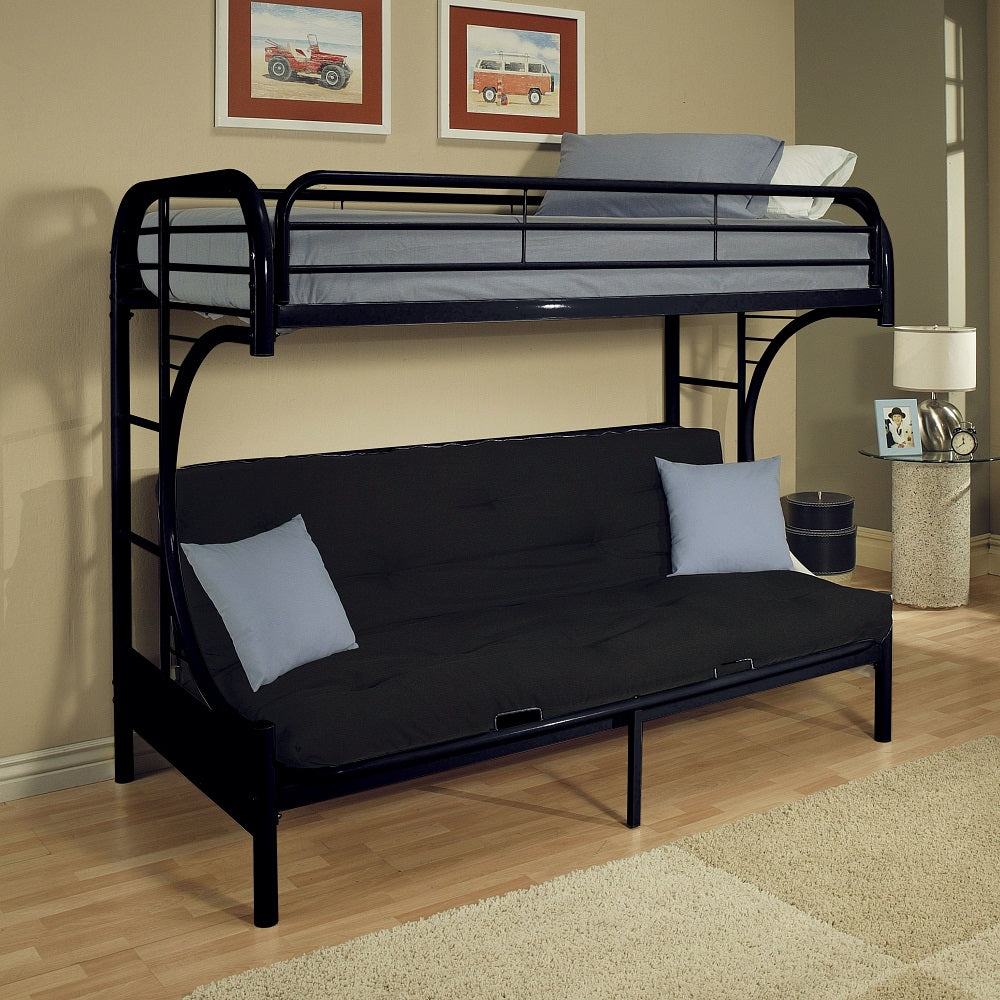 Josmary Twin Xl/Queen Futon Bunk Bed