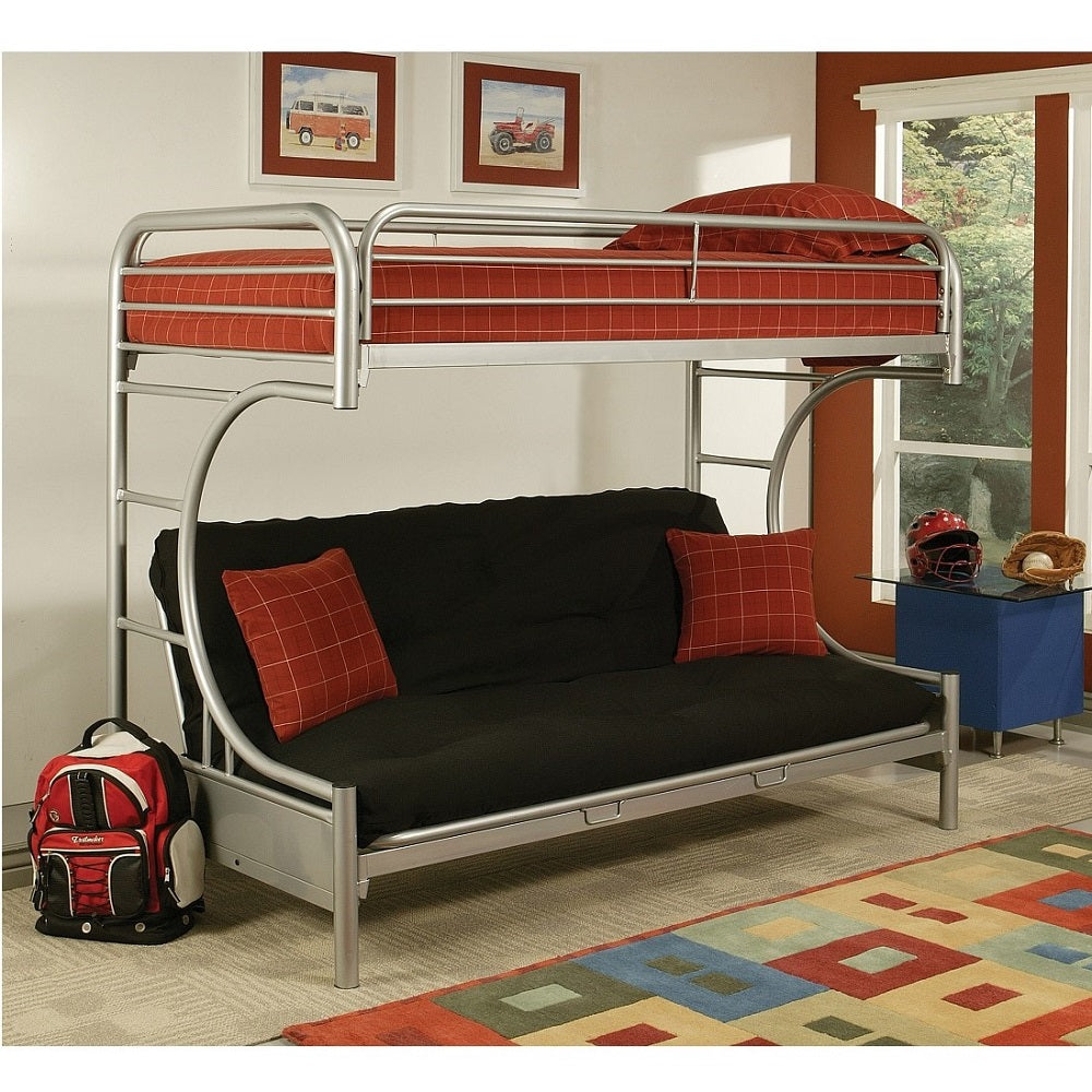 Josh-Joseph Twin Xl/Queen Futon Bunk Bed