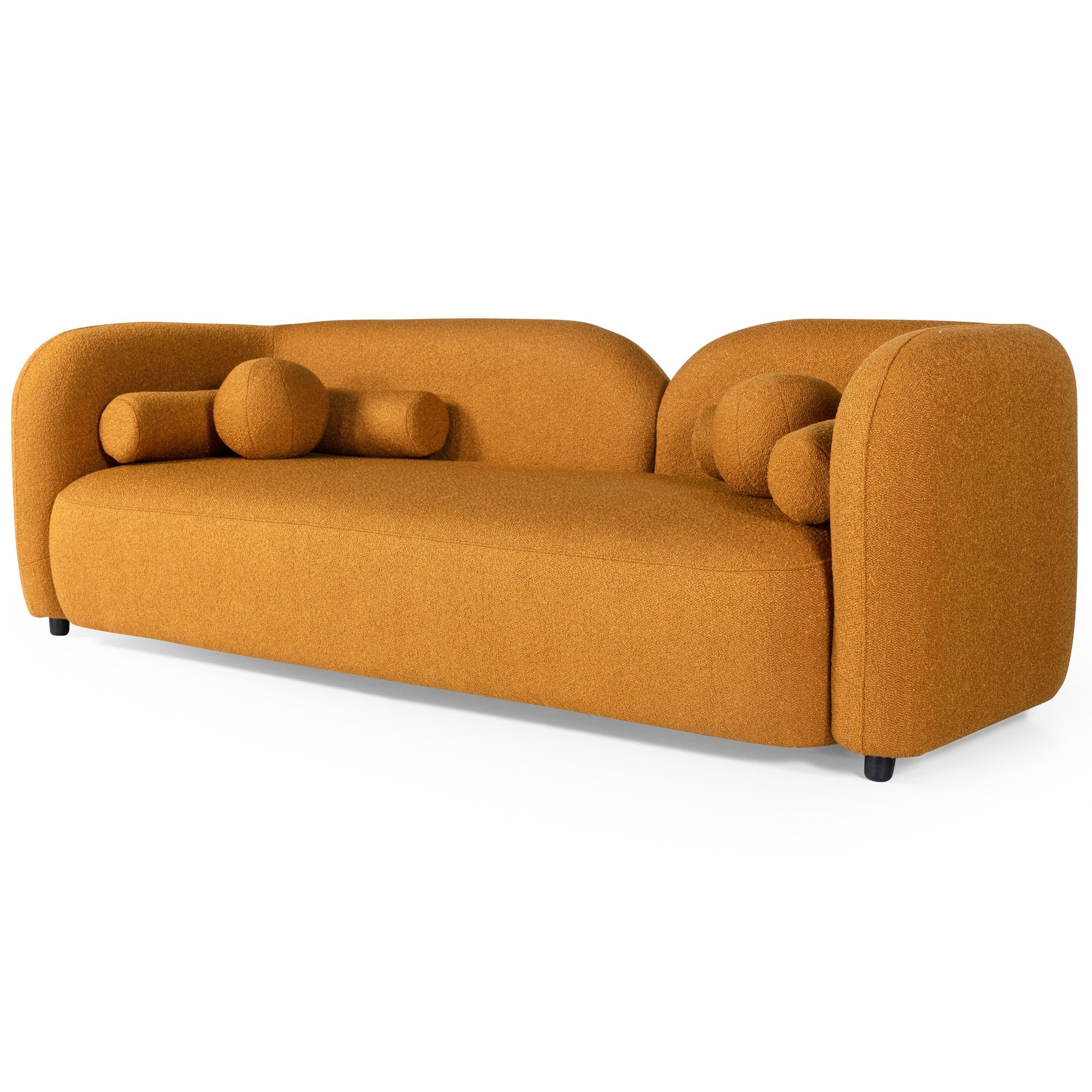 Bodrum Dark Yellow Boucle Sofa