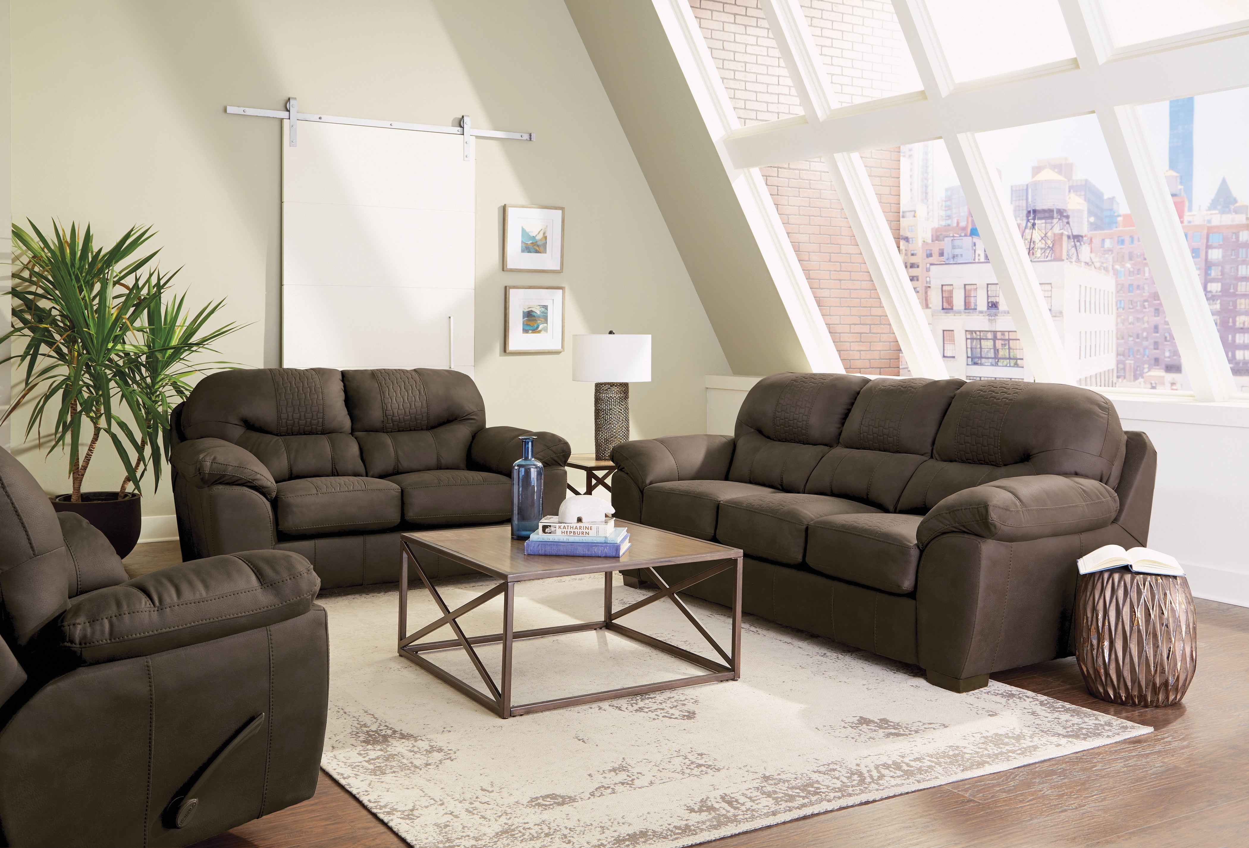 Larissa Living Room Set, Sofa Loveseat Armchair