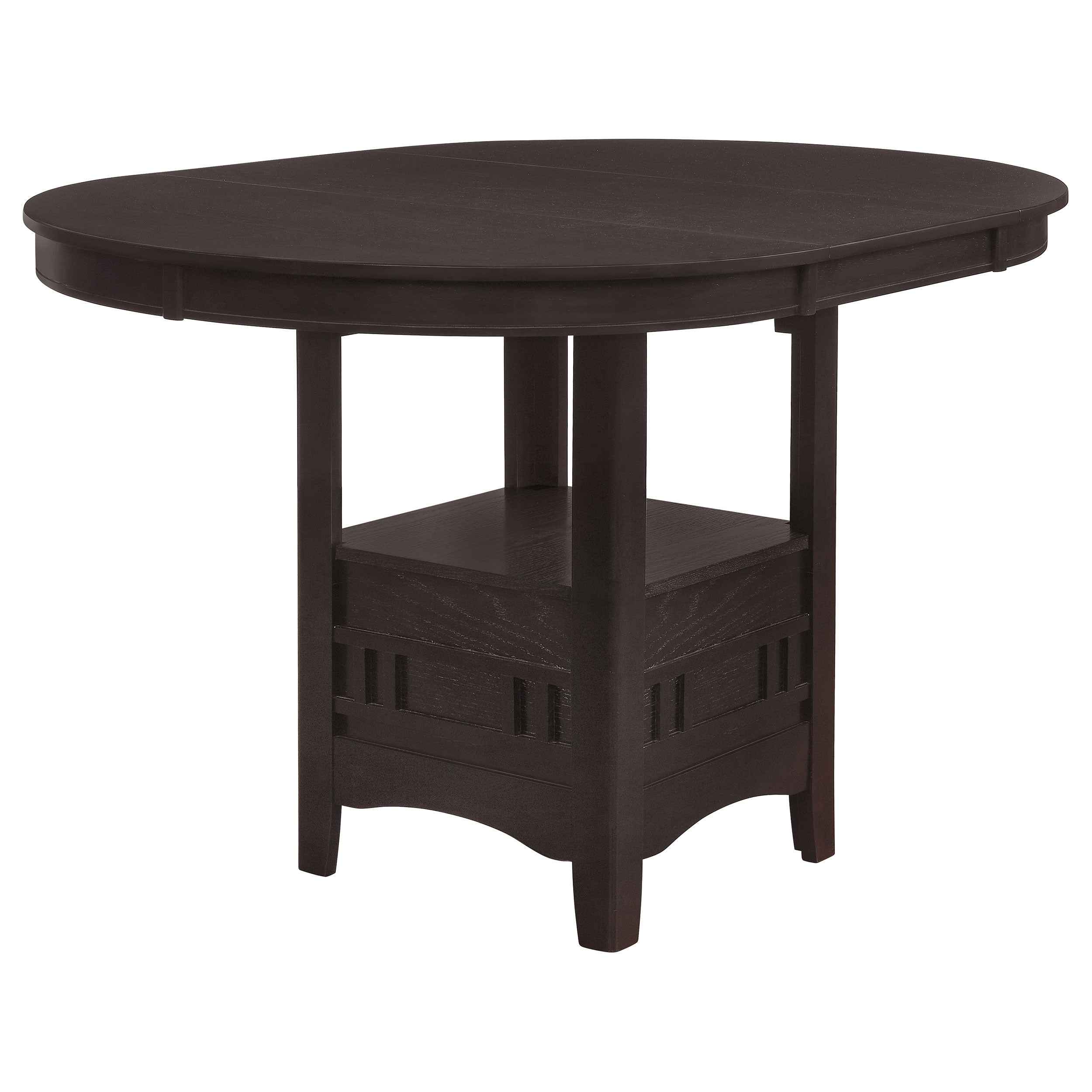 Lavon Oval Counter Height Table Espresso