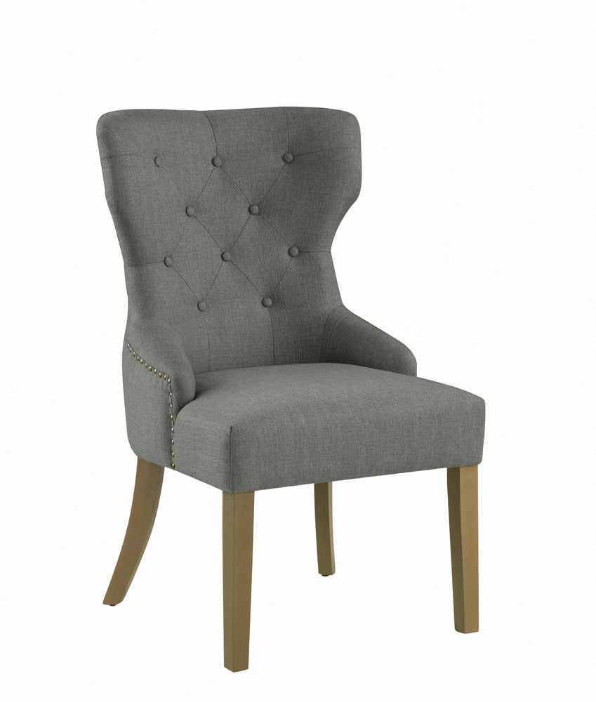 Baney Tufted Upholstered Dining Chair Grey