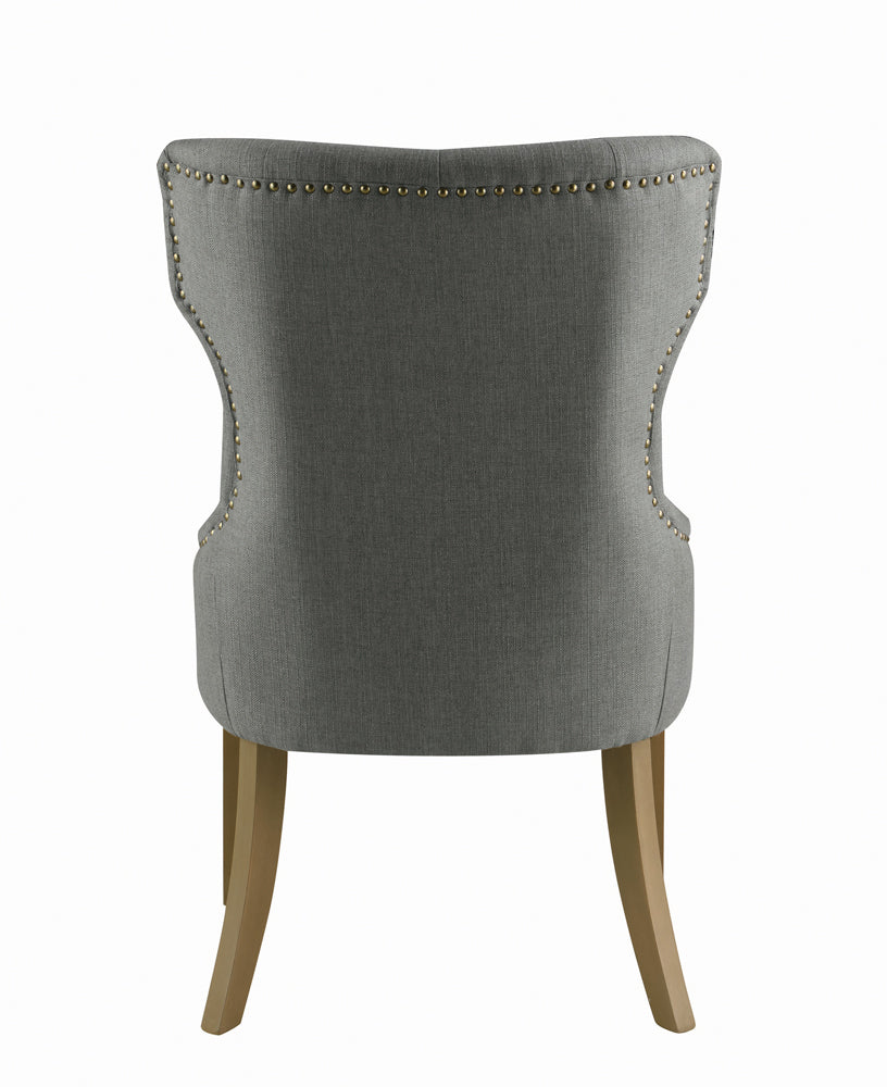 Baney Tufted Upholstered Dining Chair Grey