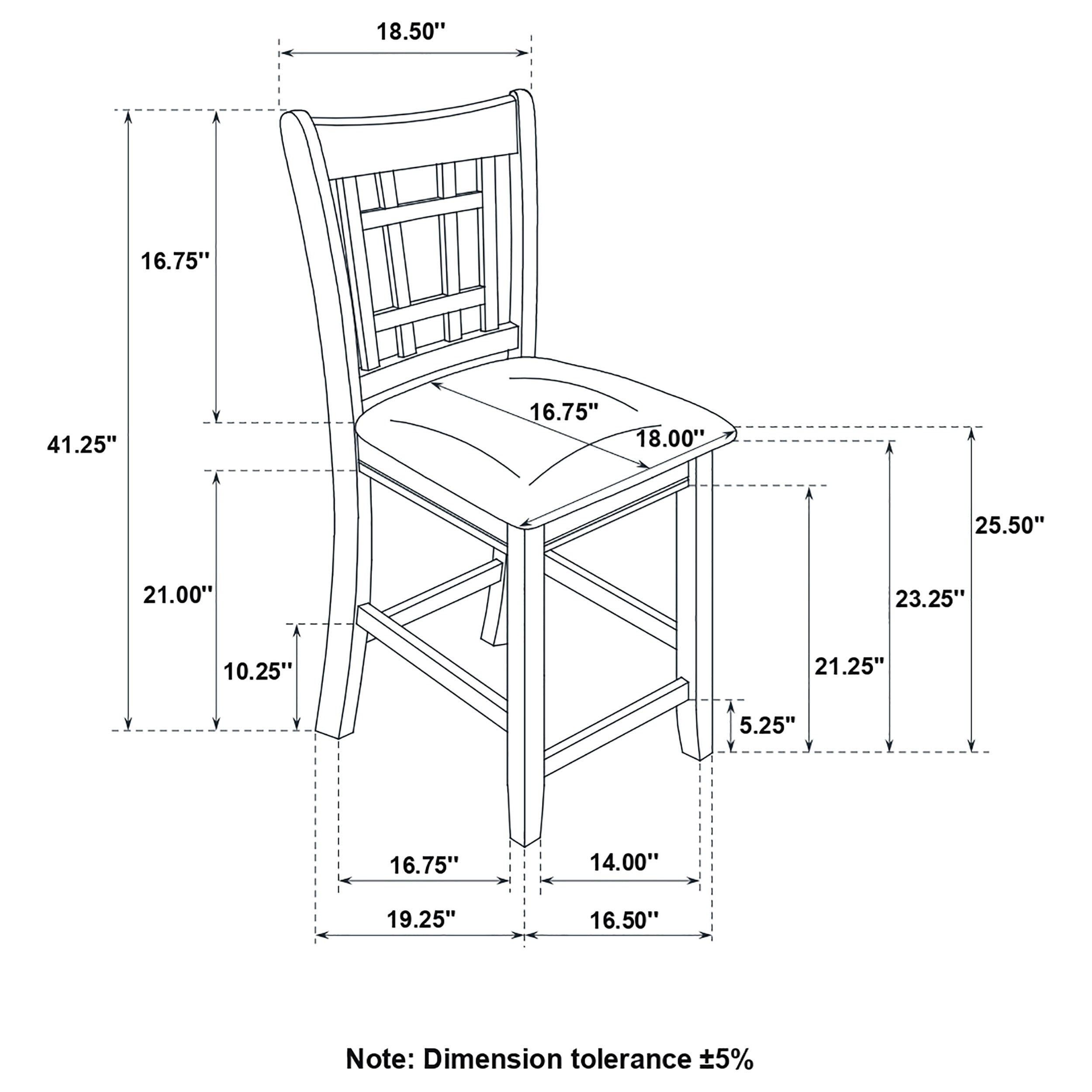 Lavon Lattice Back Counter Stools Tan and Espresso (Set of 2)