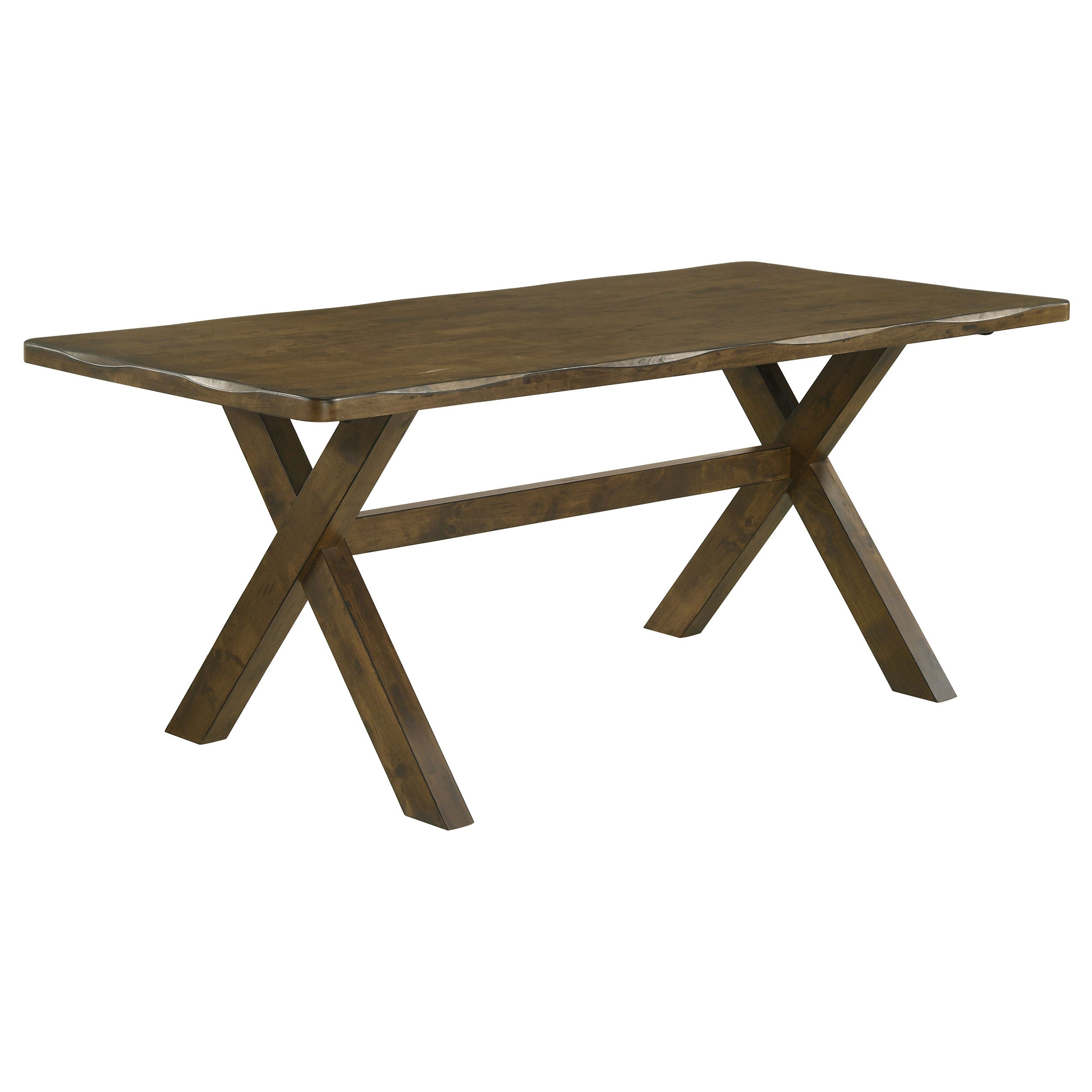 Alston Dining Room Set Knotty Nutmeg and Grey Dining Table Brown