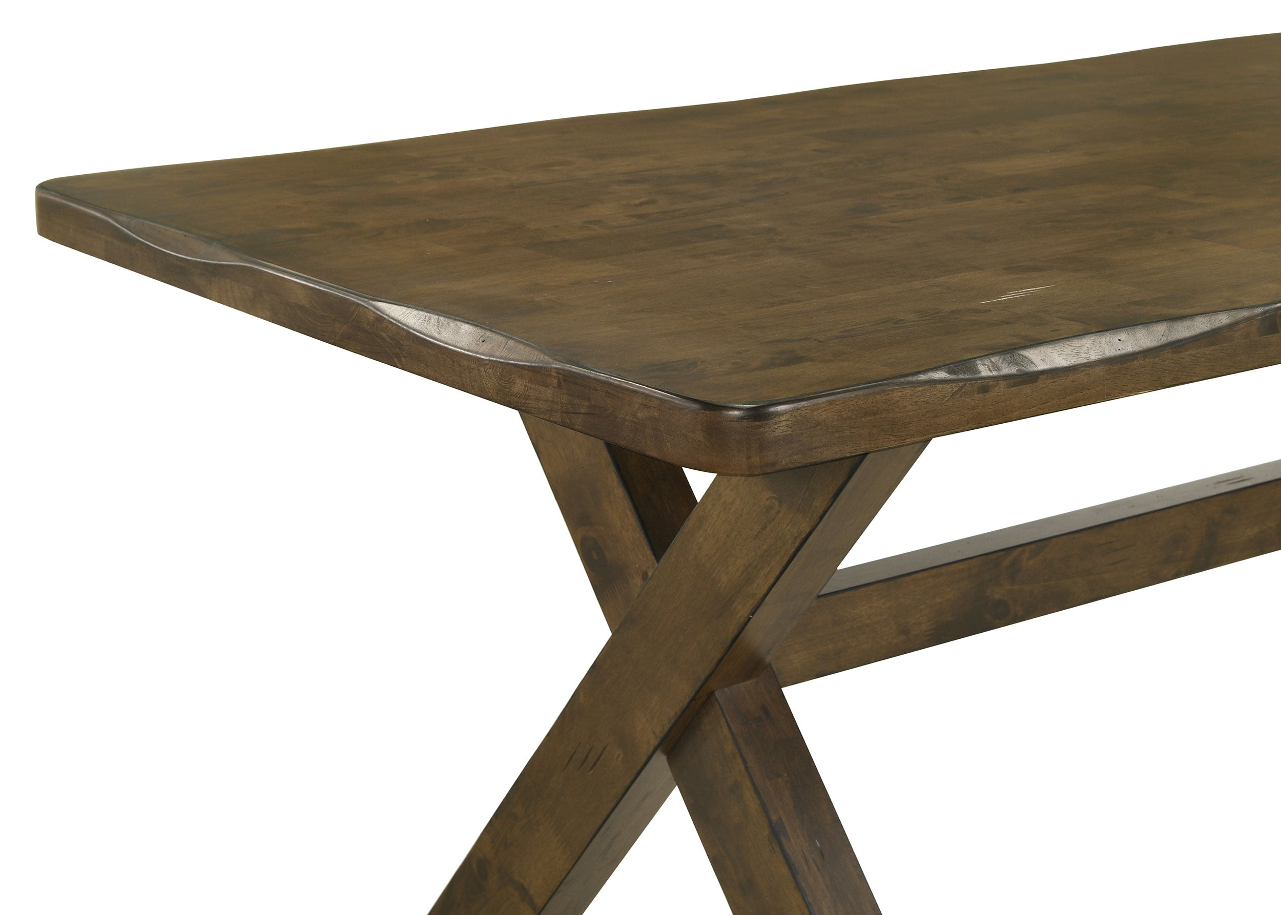 Alston Dining Room Set Knotty Nutmeg and Grey Dining Table Brown