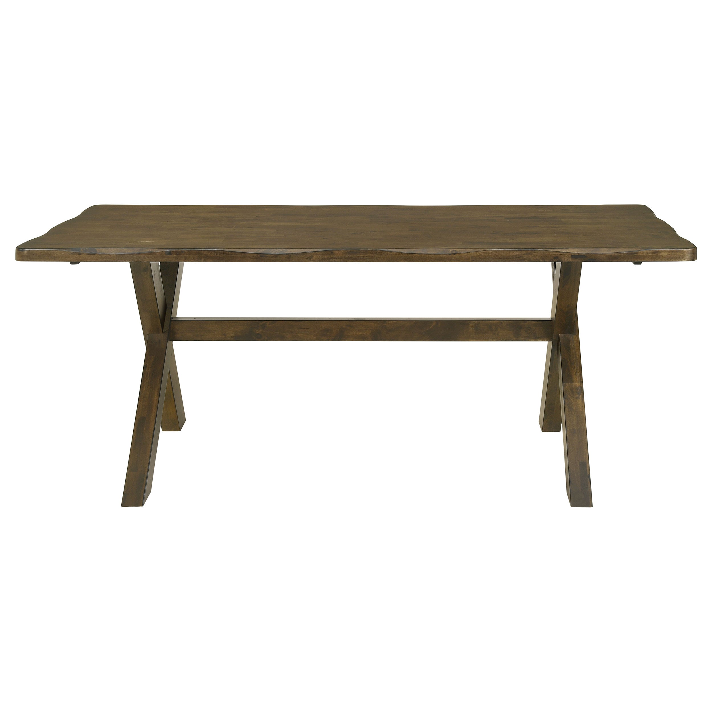 Alston X-shaped Dining Table Knotty Nutmeg