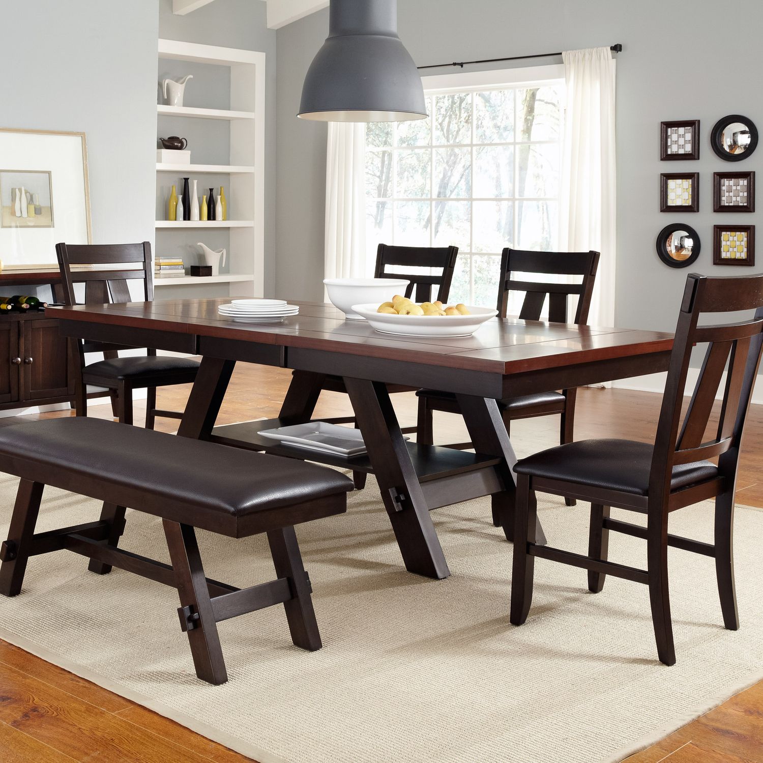 Cassandre 6 Piece Rectangular Dining Table Set