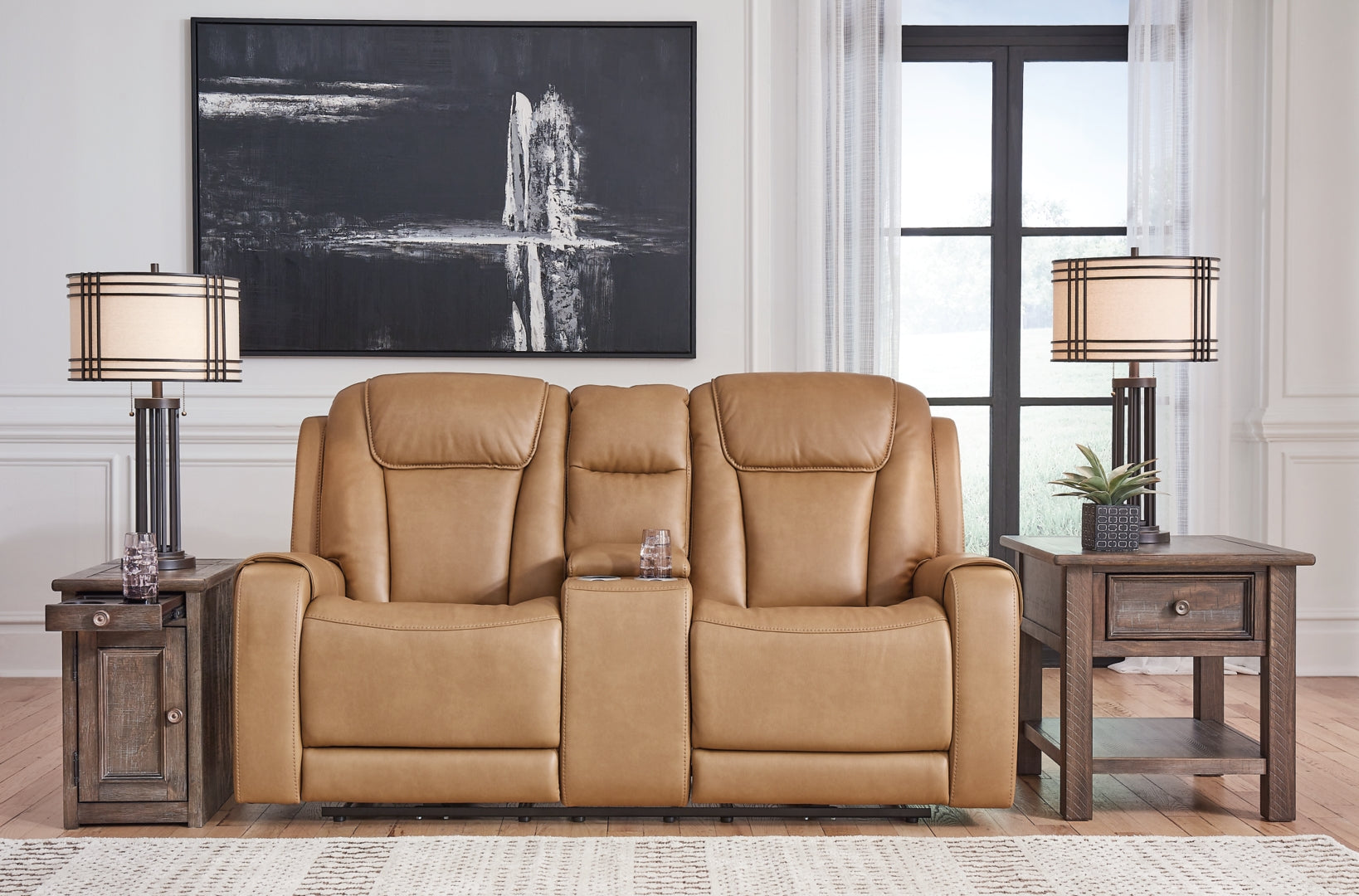 Card Player Power Reclining Loveseat