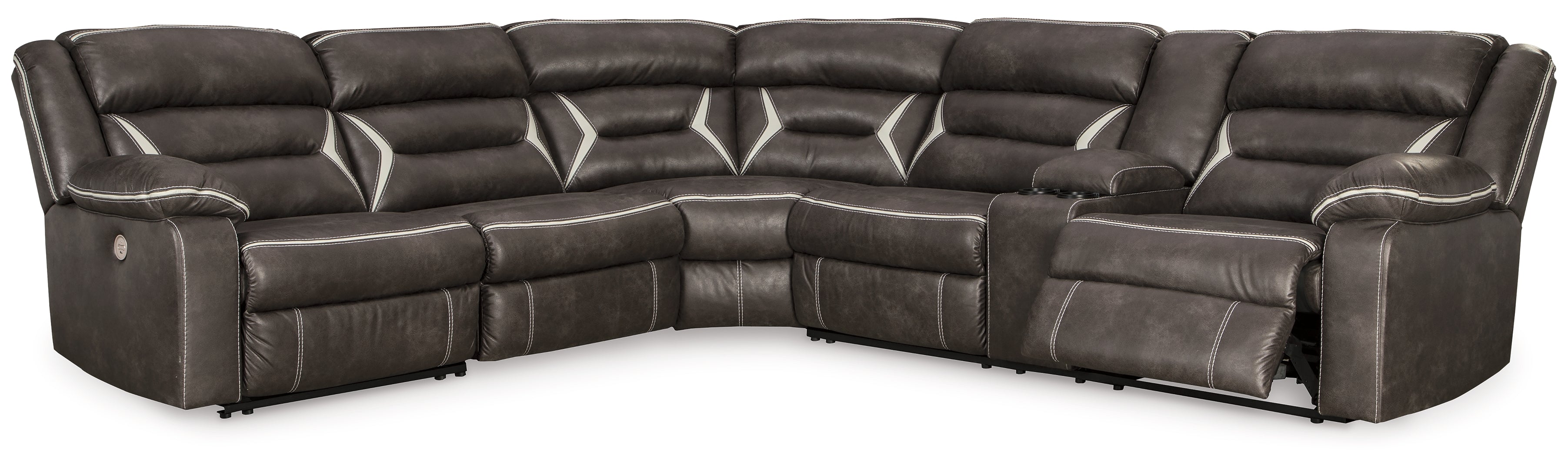 Kincord 4-Piece Power Reclining Sectional