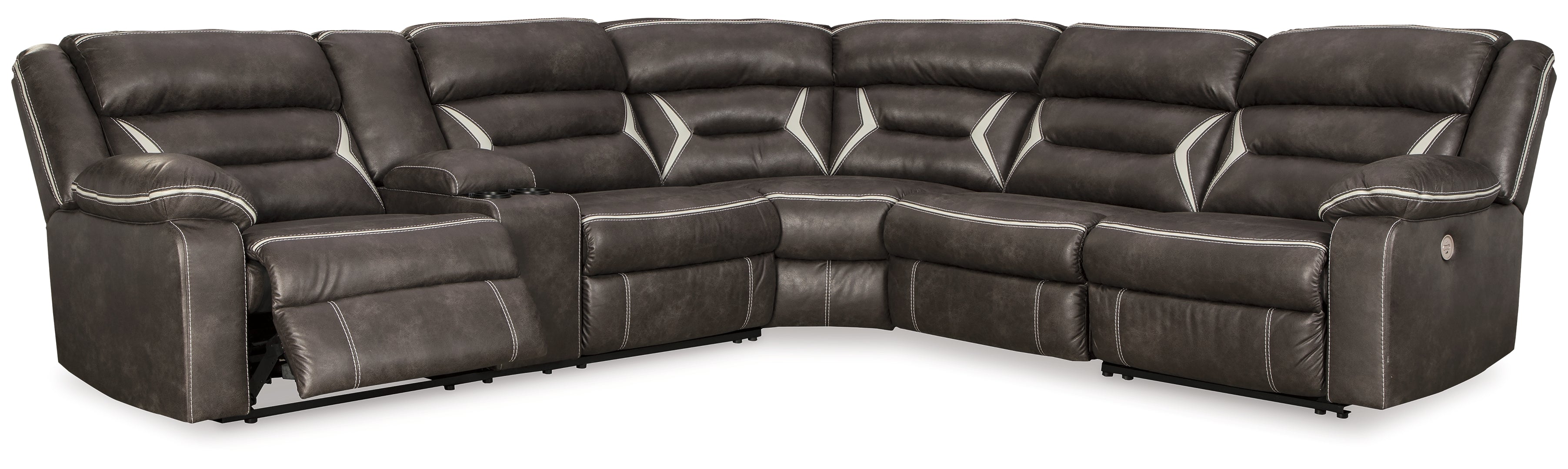 Kincord 4-Piece Power Reclining Sectional