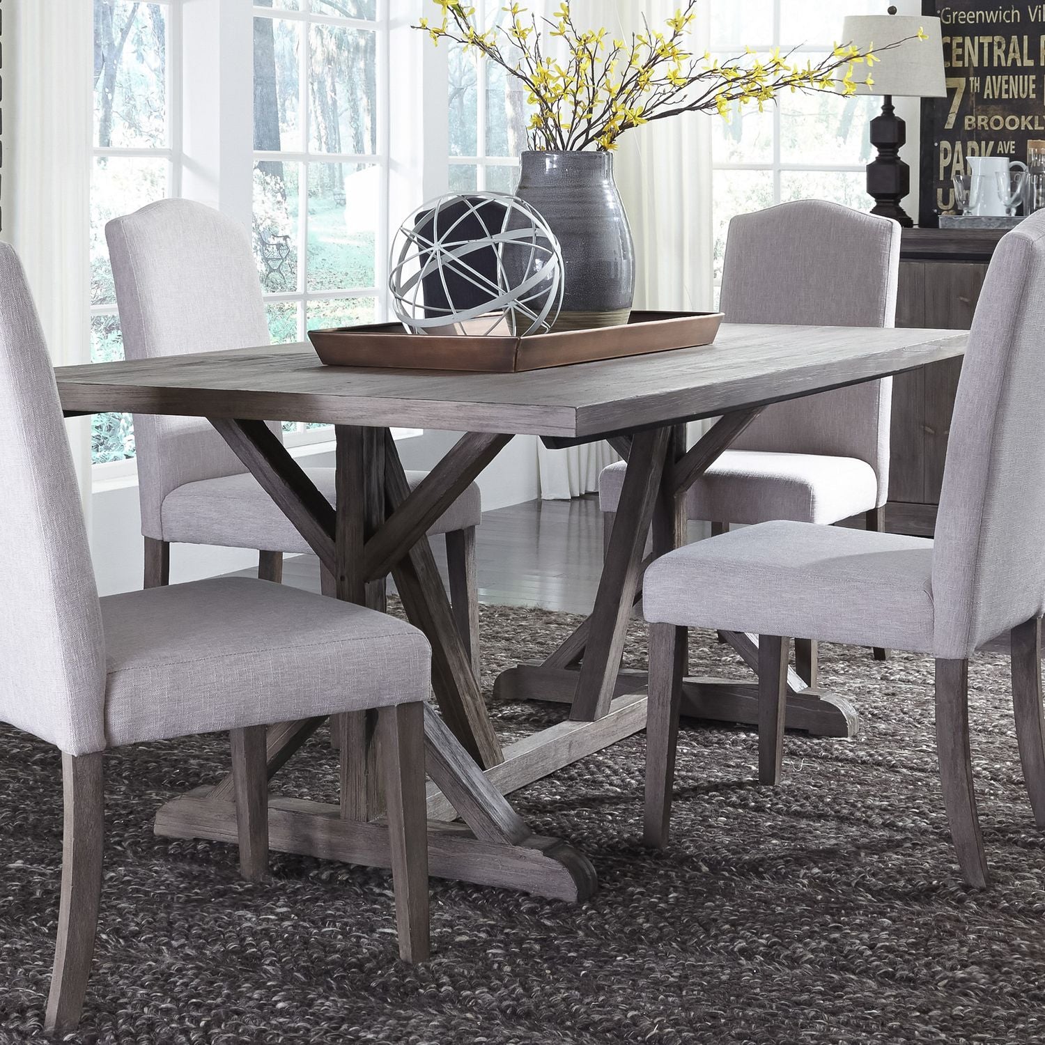 Andrasta Trestle Dining Table