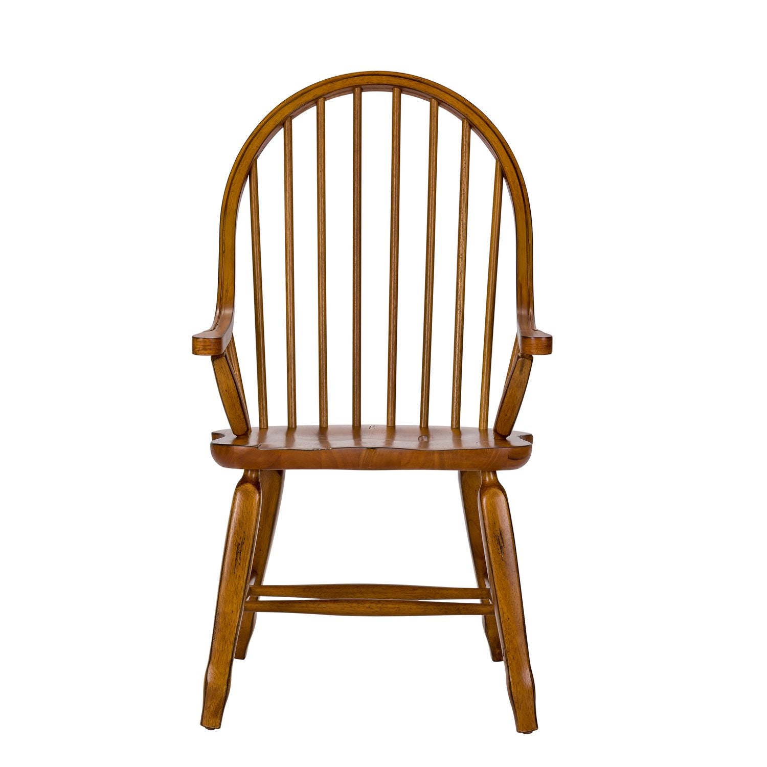 Caufield Bow Back Arm Chair - Oak