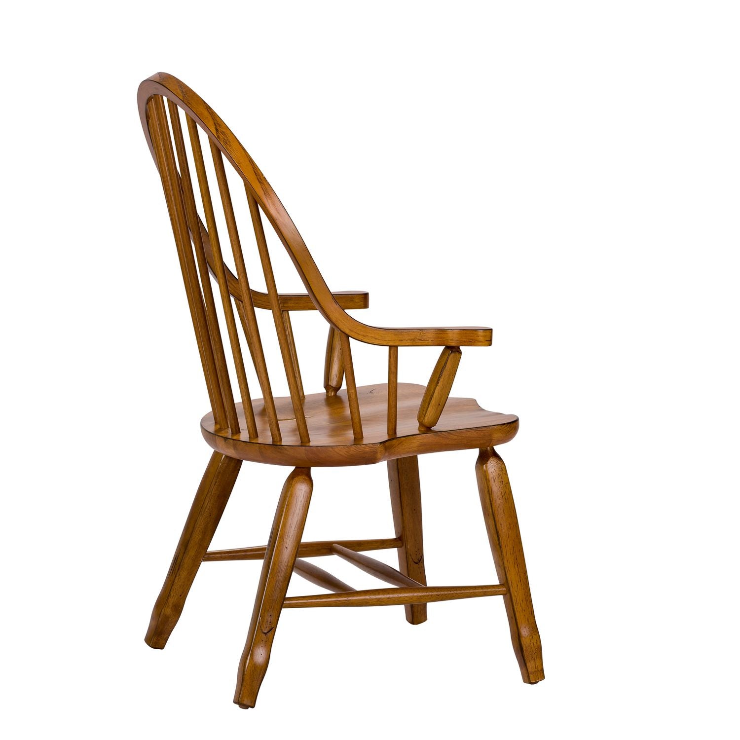 Caufield Bow Back Arm Chair - Oak