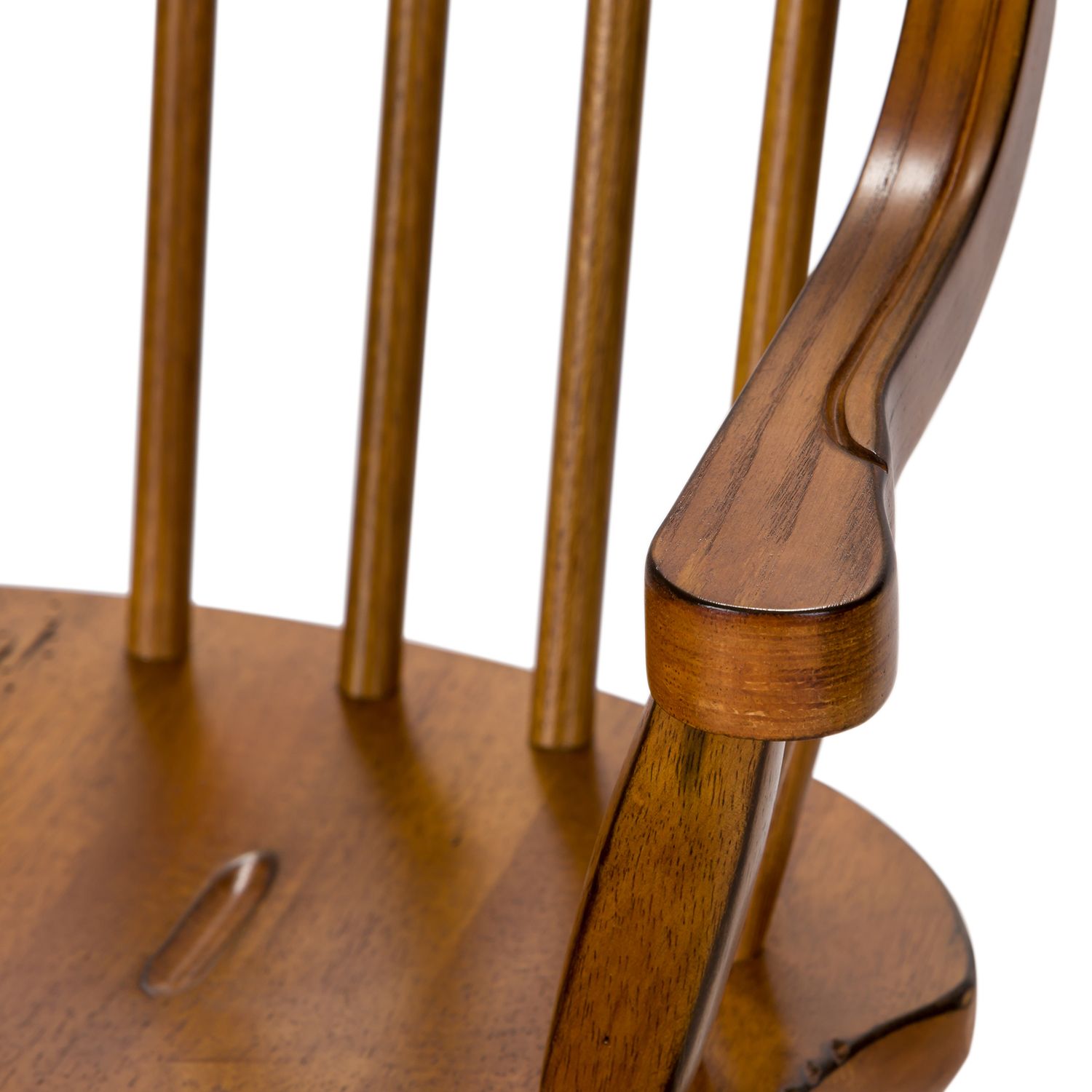 Caufield Bow Back Arm Chair - Oak