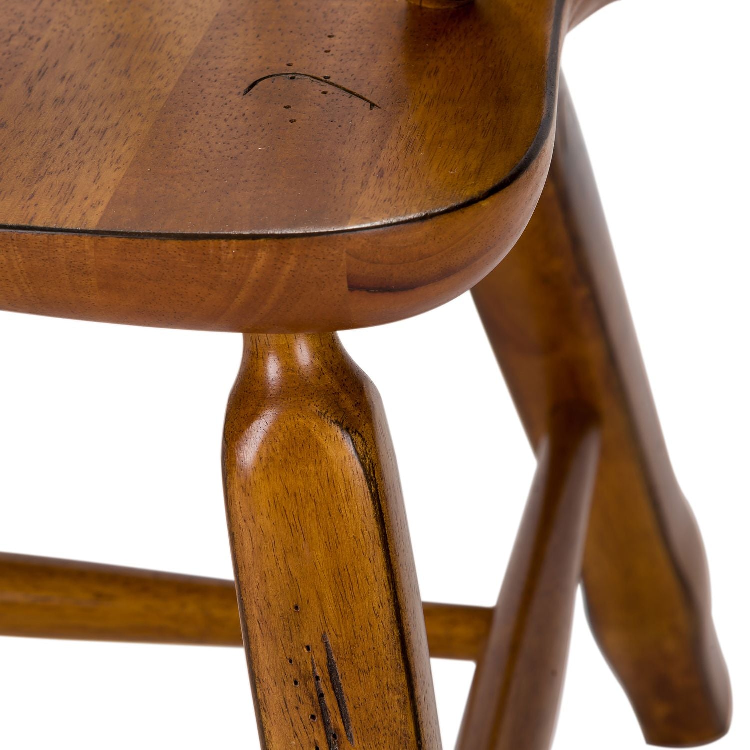 Caufield Bow Back Arm Chair - Oak