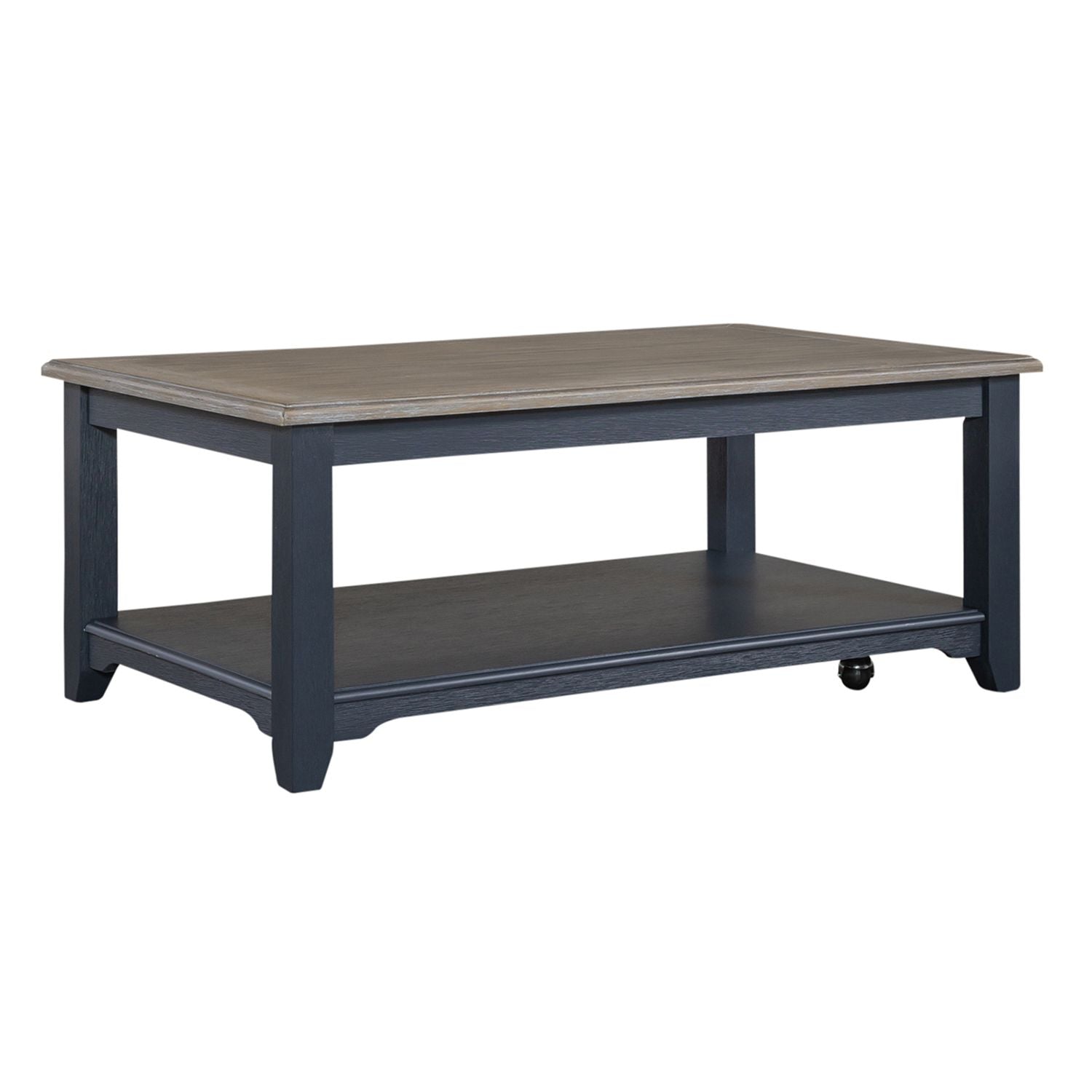 Cifaldi Rectangular Cocktail Coffee Table- Navy