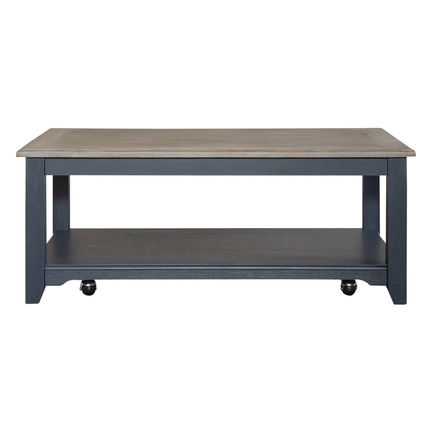 Cifaldi Rectangular Cocktail Coffee Table- Navy