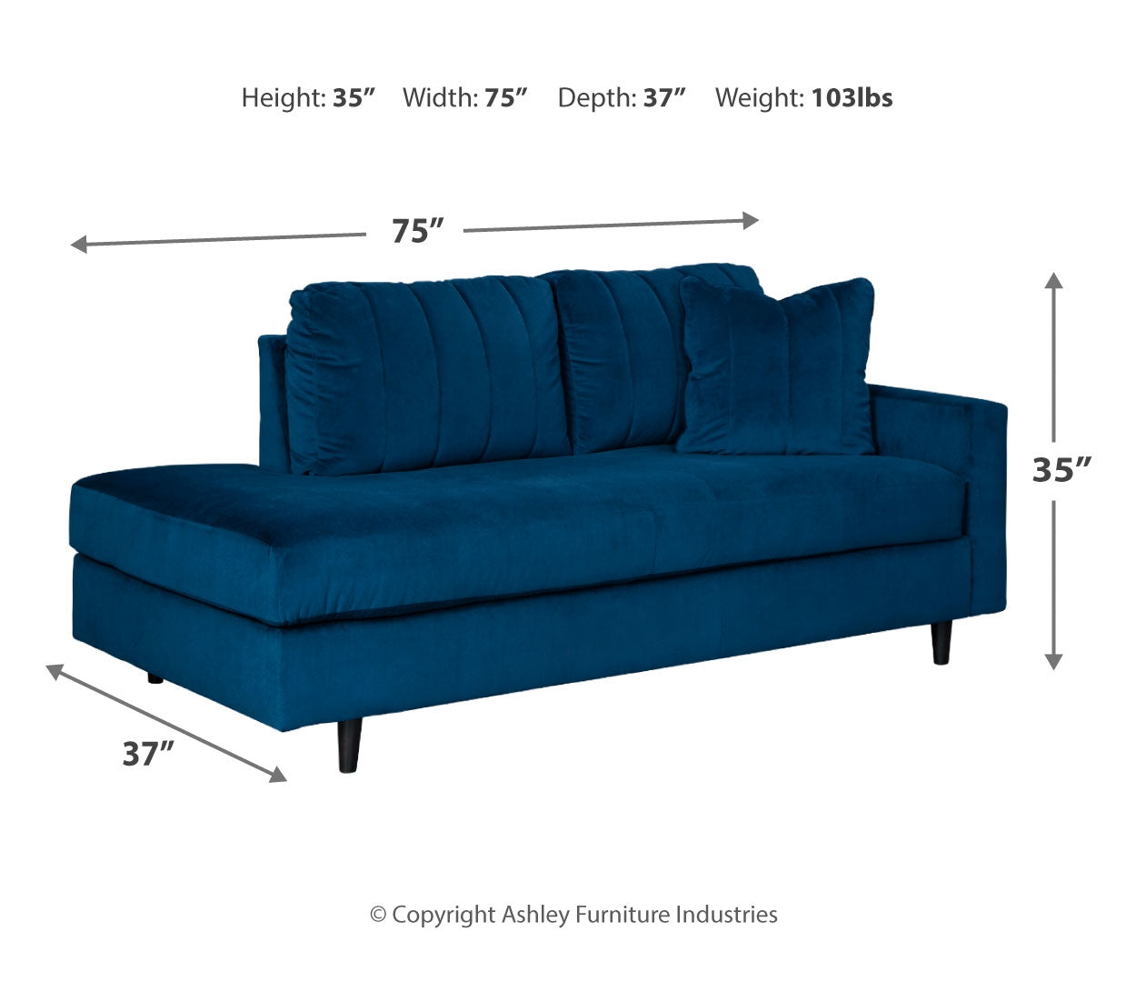 Enderlin Right-Arm Facing Corner Chaise