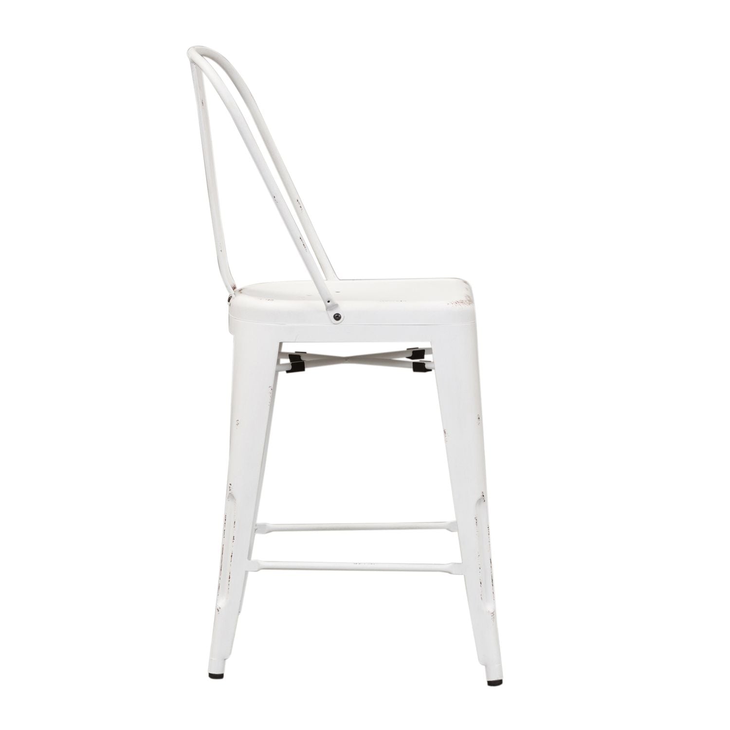 Beverlie Bow Back Counter Chair - Antique White