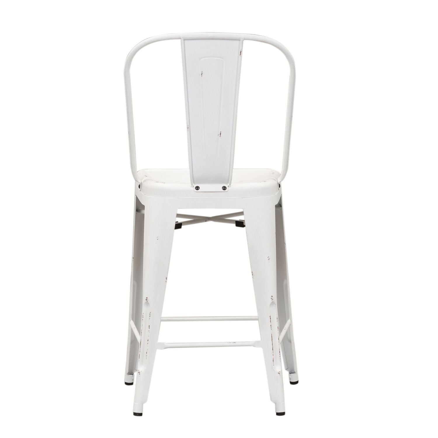 Beverlie Bow Back Counter Chair - Antique White