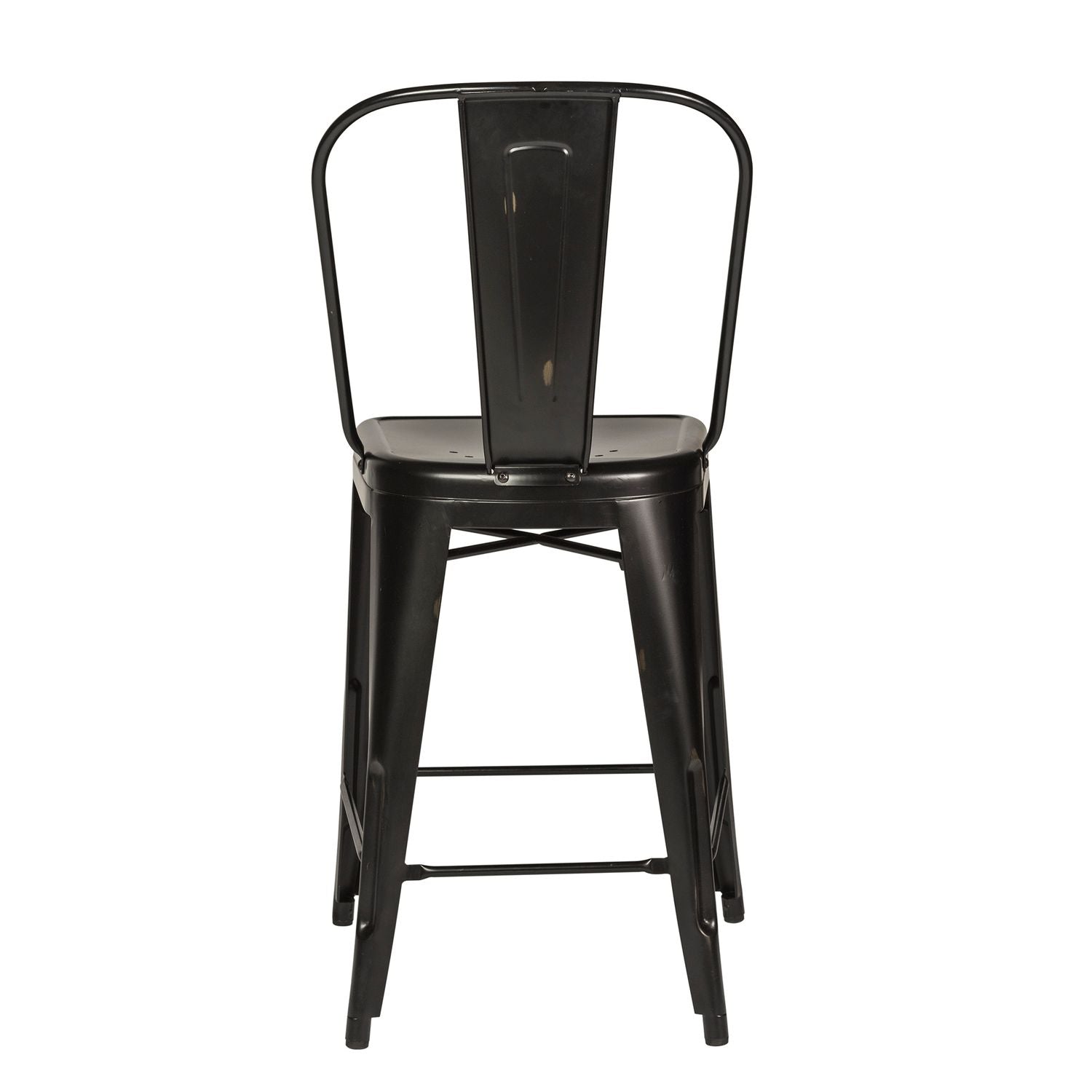 Commee Bow Back Counter Chair - Black