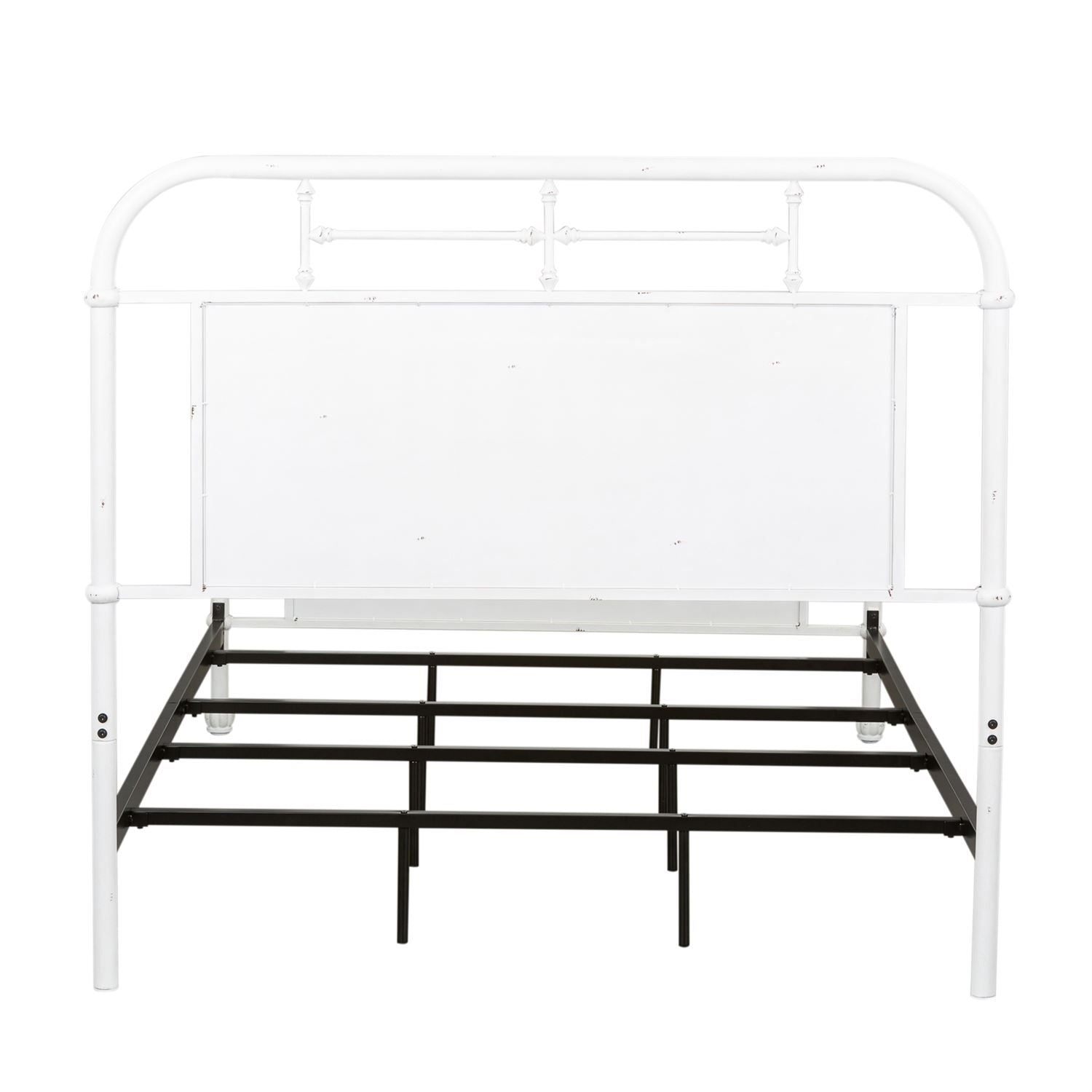 Cassiani Twin Metal Bed - Antique White