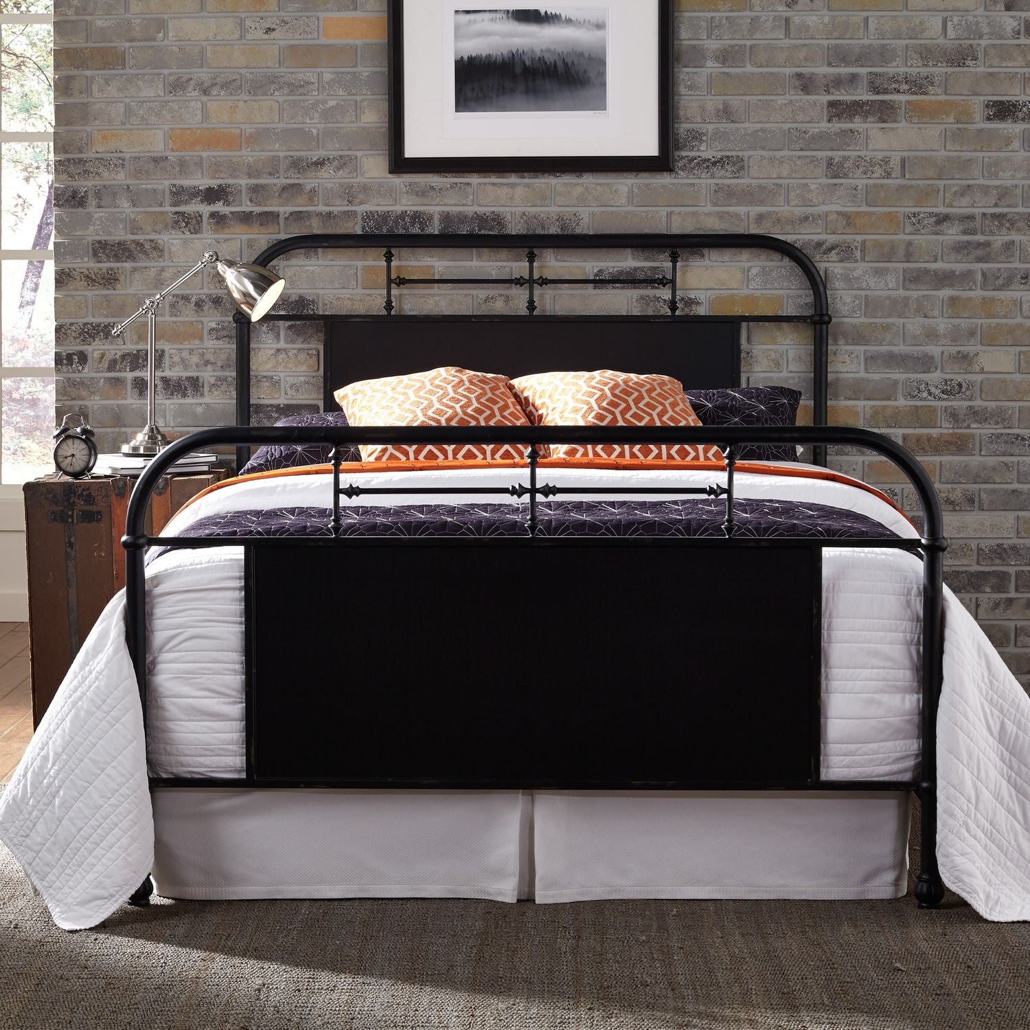 Andiel Queen Metal Bed - Black