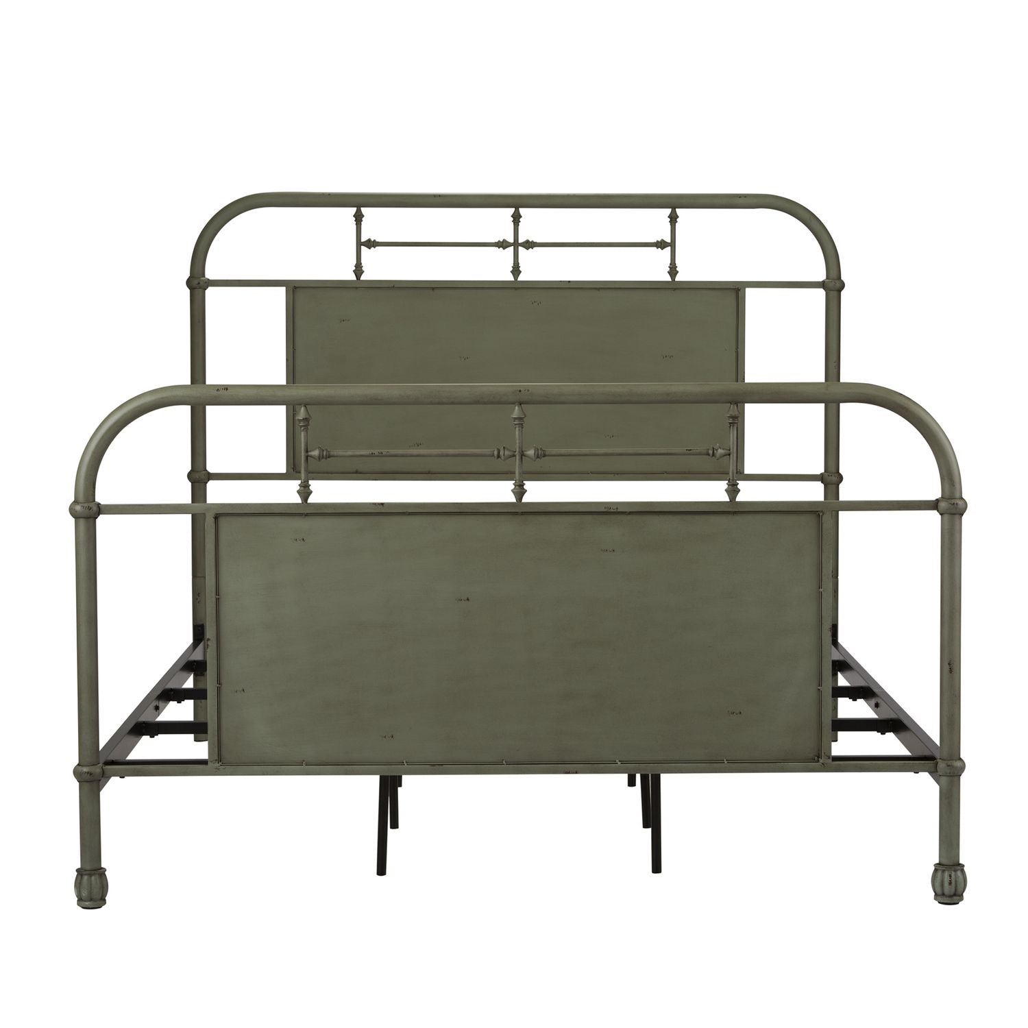 Armelia Queen Metal Bed - Green