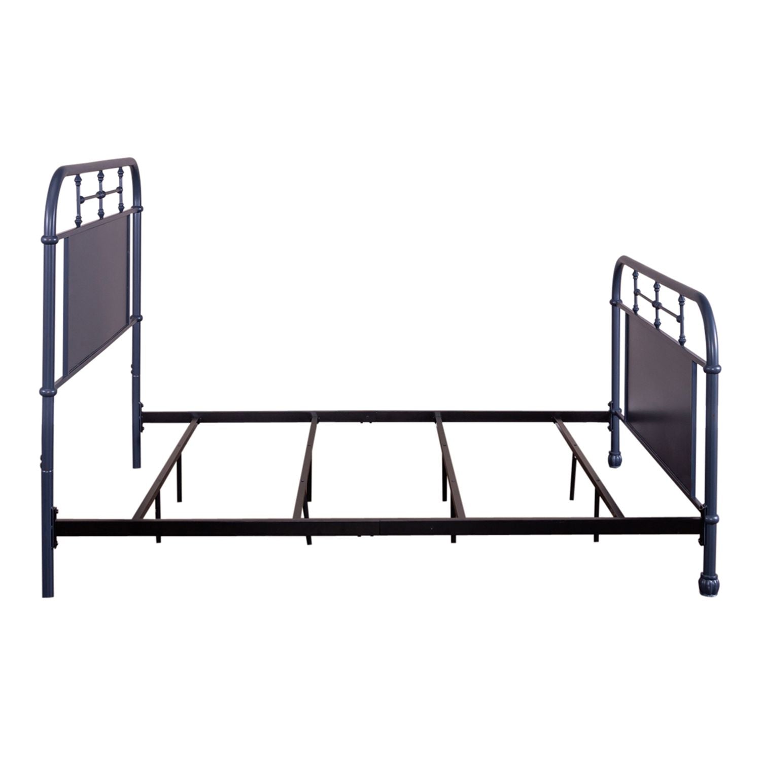 Delor Queen Metal Bed- Navy