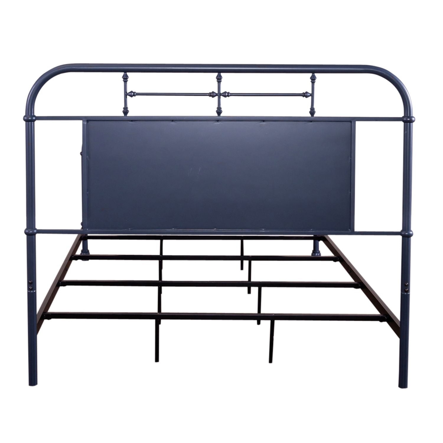 Delor Queen Metal Bed- Navy