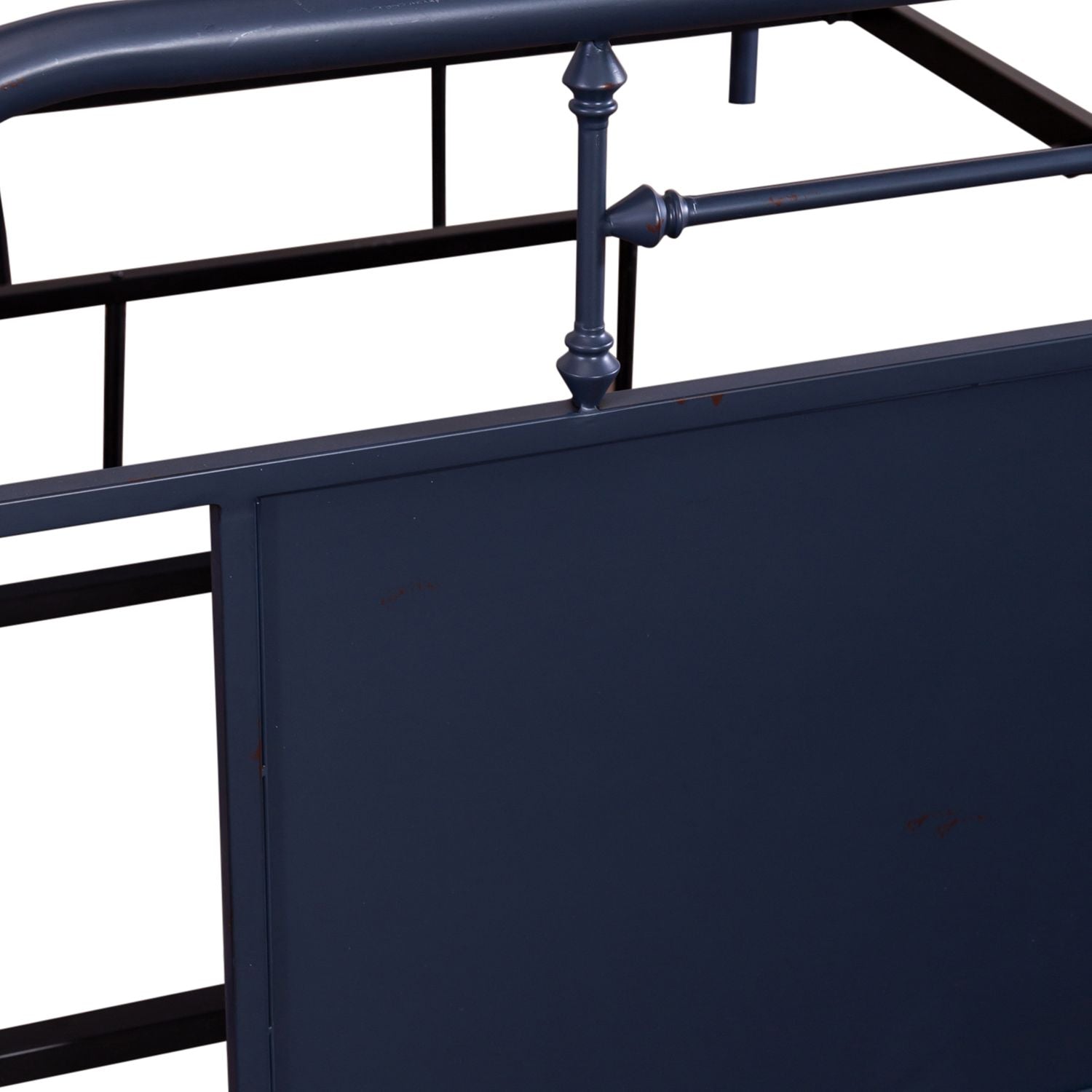 Delor Queen Metal Bed- Navy