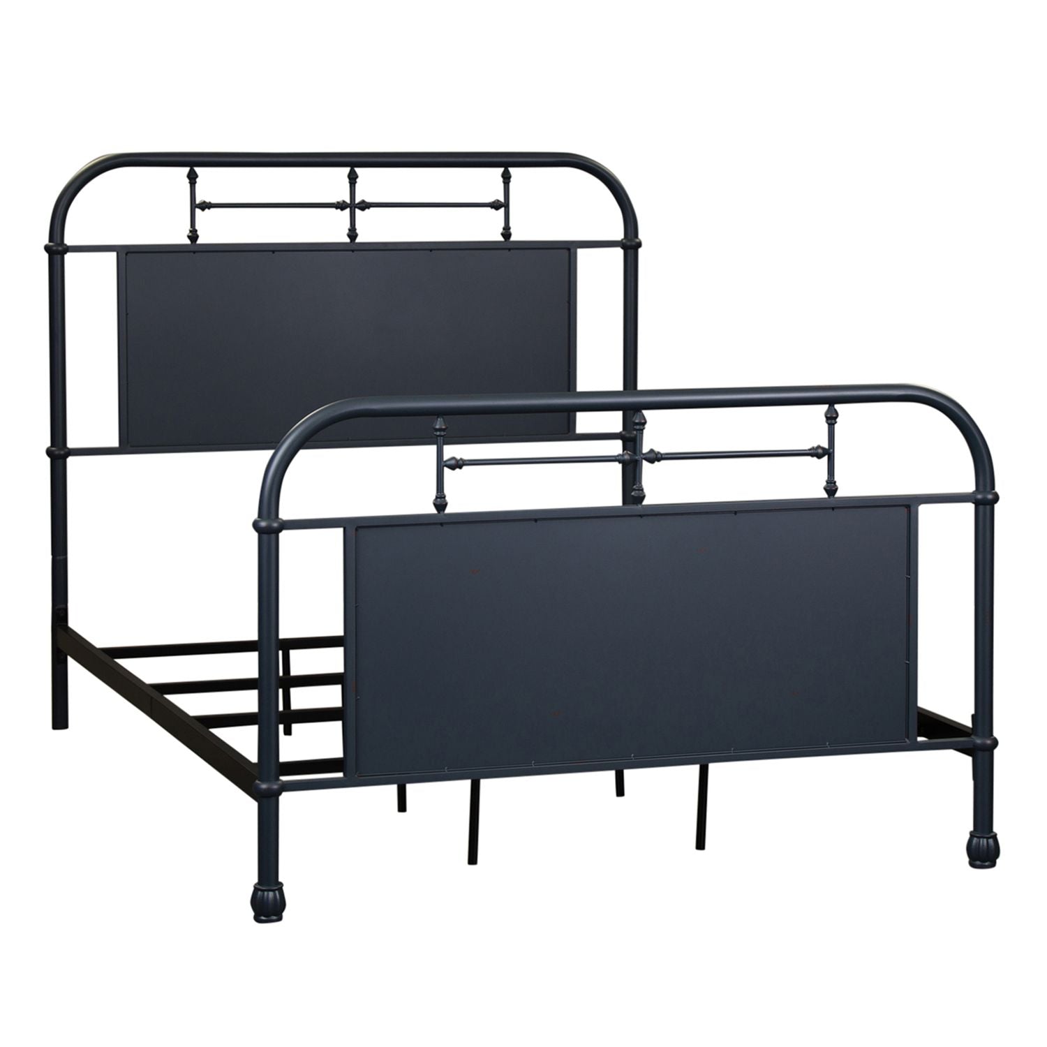 Jarom Full Metal Bed - Navy