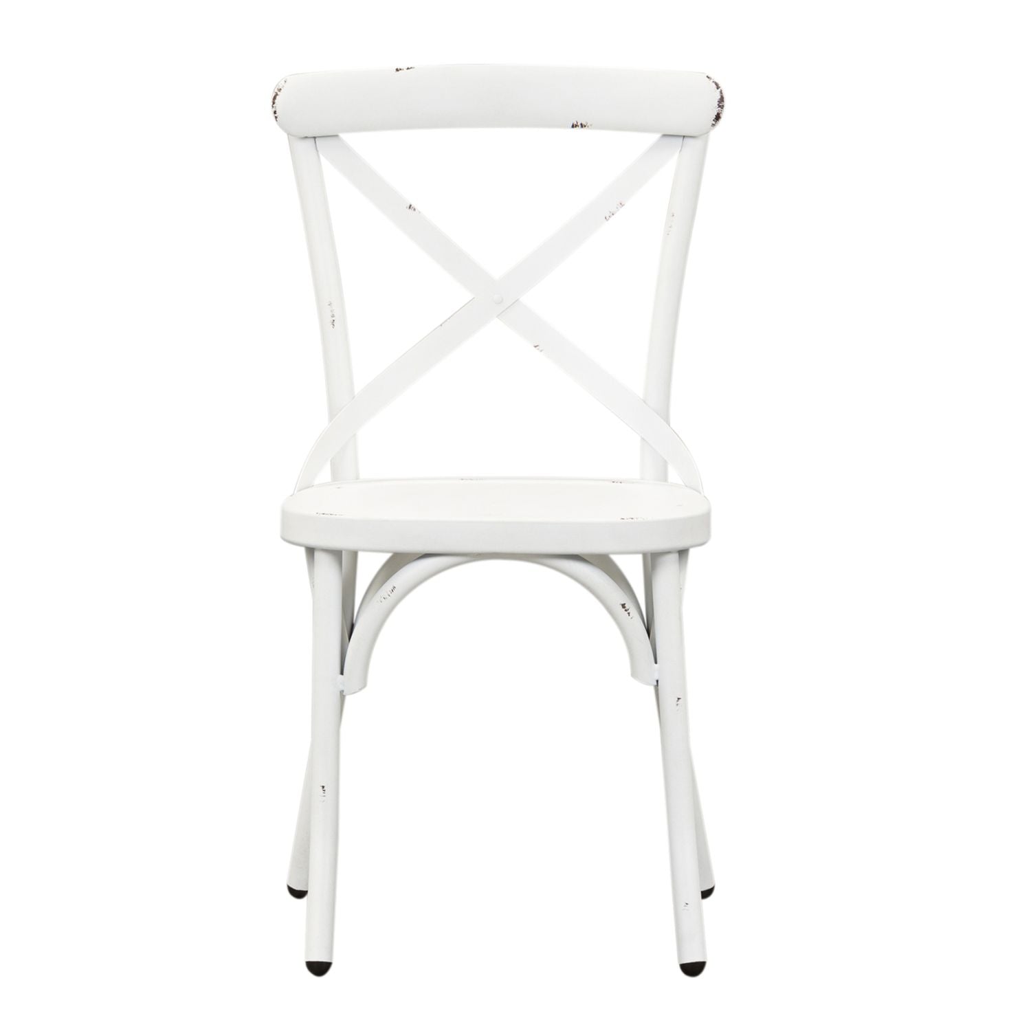 Brinlie X Back Side Chair - Antique White