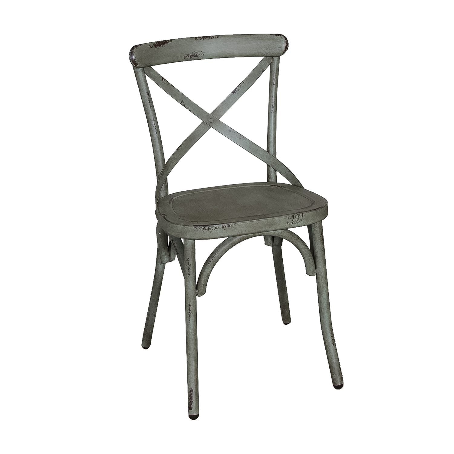 Reseda X Back Side Chair - Green