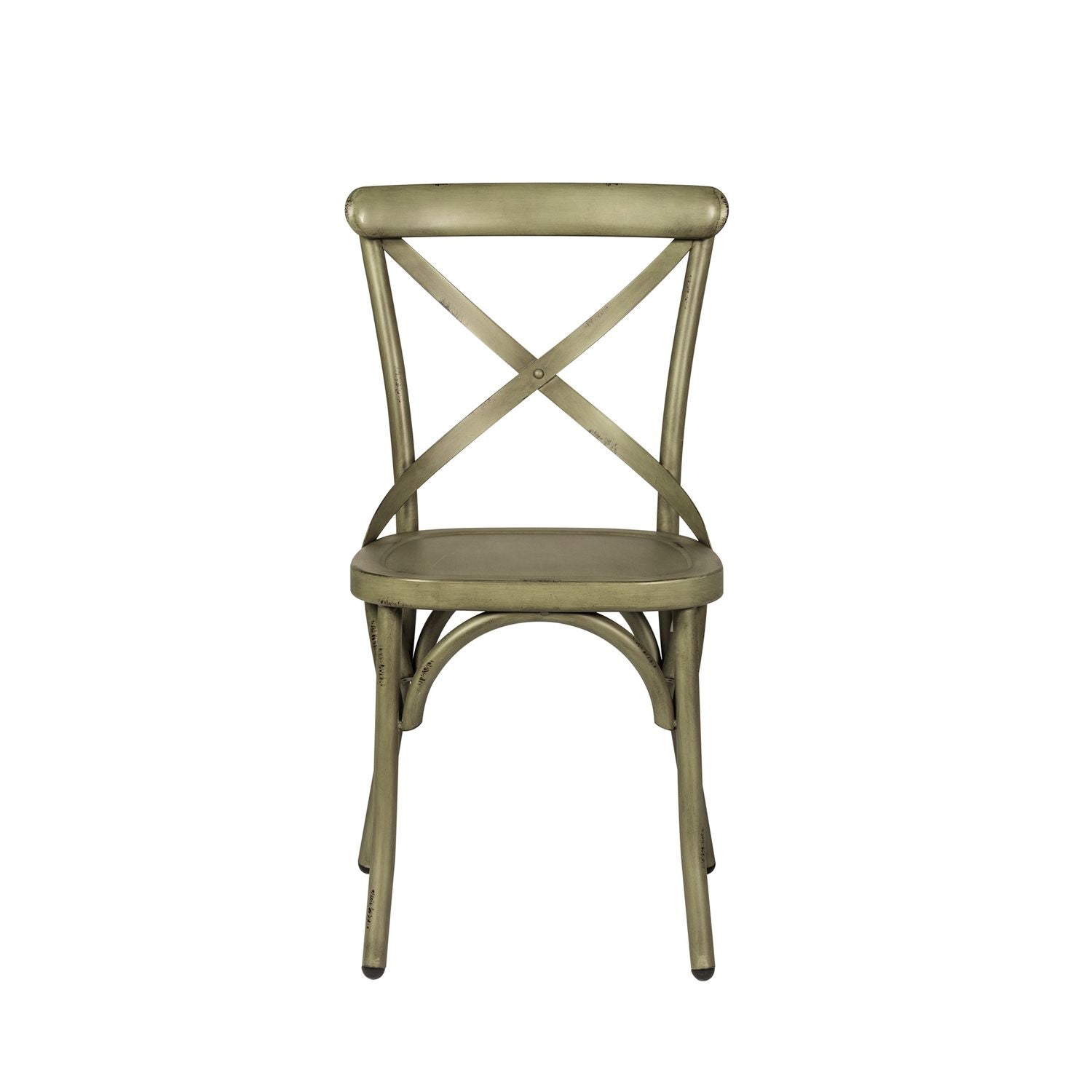 Reseda X Back Side Chair - Green